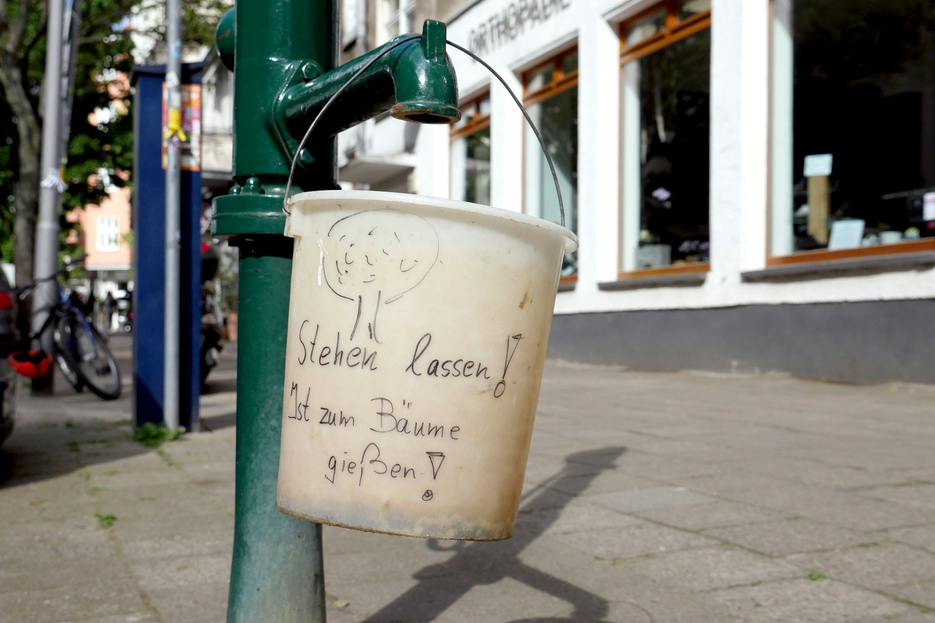 Damit die Bäume nicht eingehen, haben sich Berliner Anwohner ihrer angenommen.