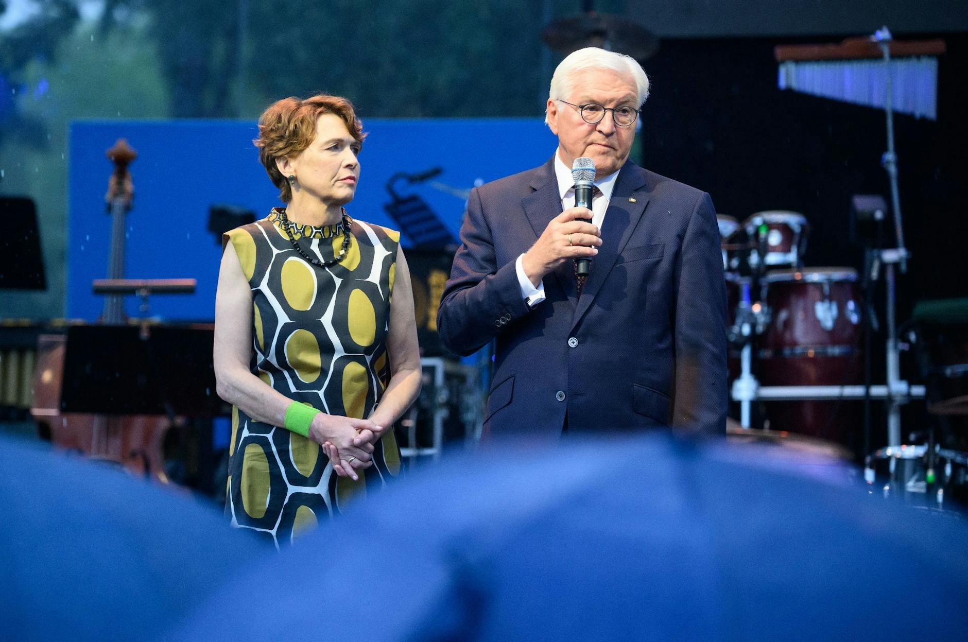 Bundespräsident Frank-Walter Steinmeier und Elke Büdenbender beim Bürgerfest des Bundespräsidenten.