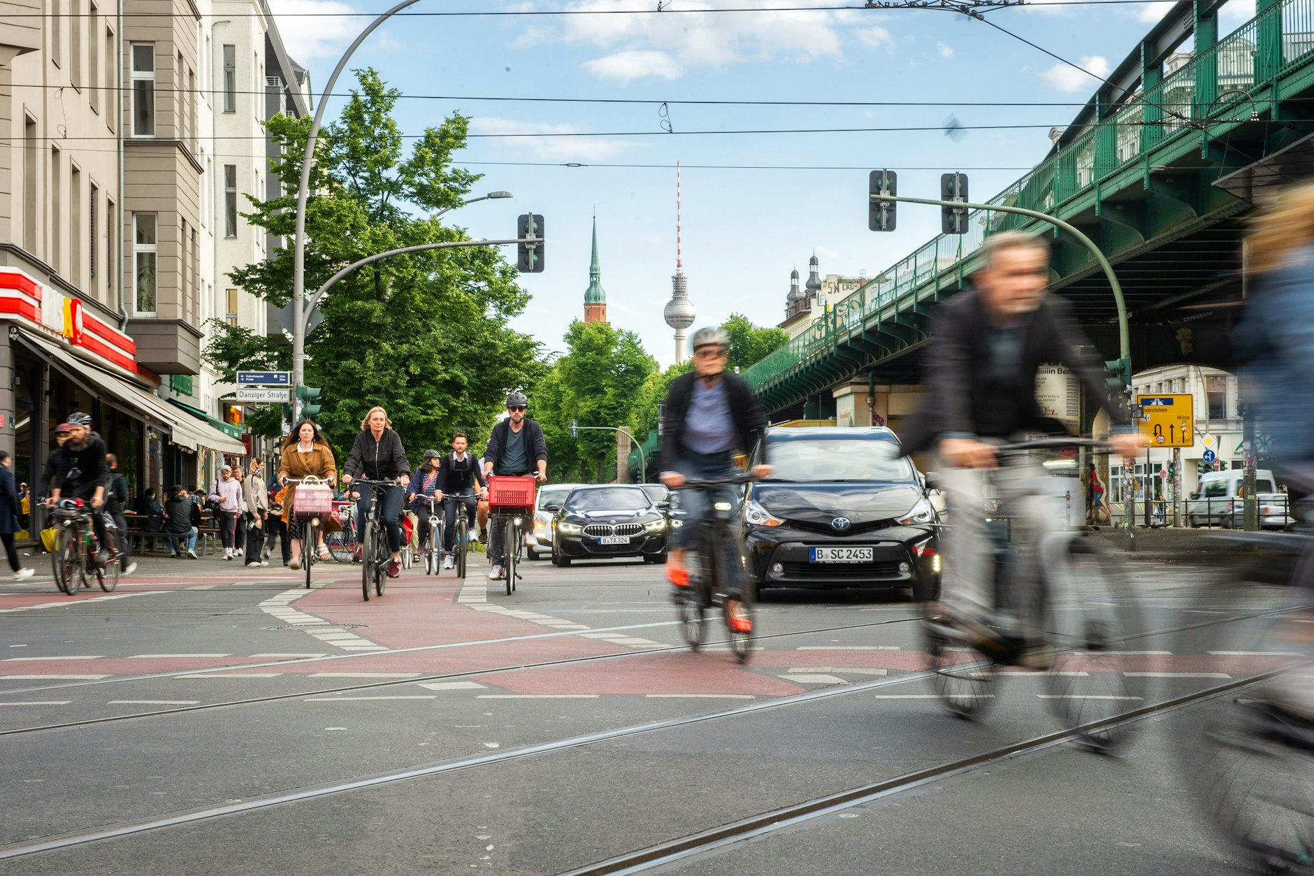 Auch nicht gerade übersichtlich: die Kreuzung Schönhauser Allee/Eberswalder Straße
