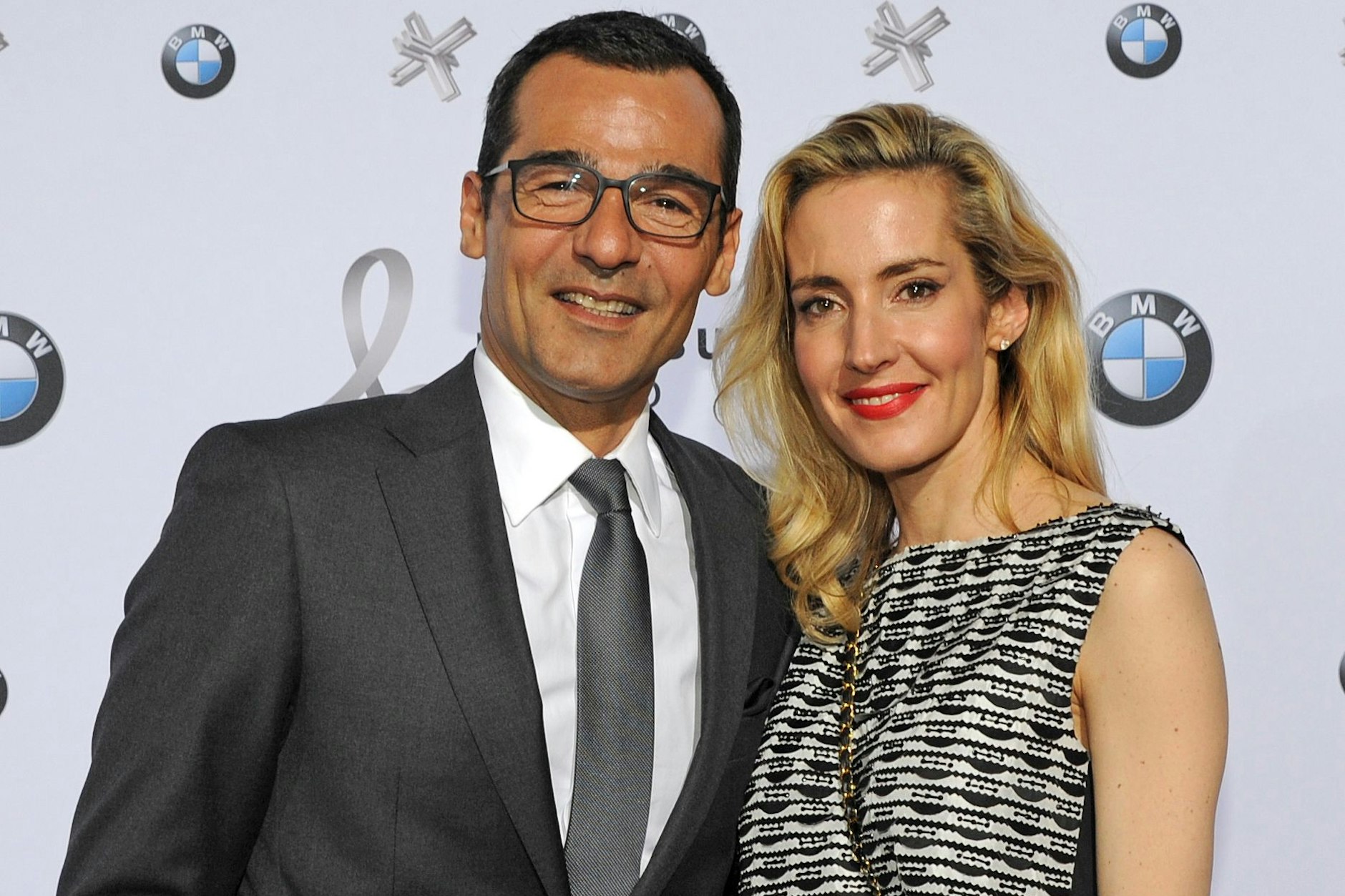 Der Schauspieler Erol Sander und seine Frau Caroline