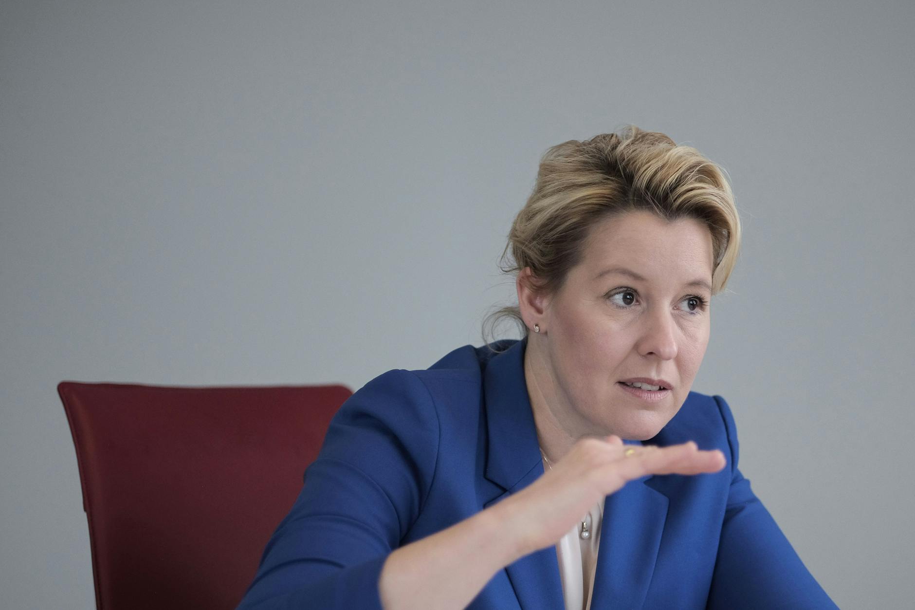 Die Regierende Bürgermeisterin von Berlin: Franziska Giffey