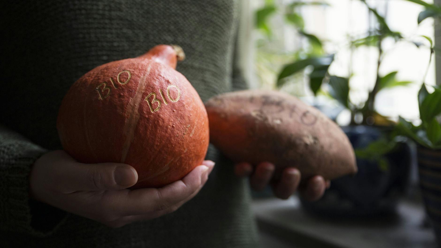 Kürbis und Süßkartoffel sind die Hauptdarsteller in diesem Gericht.