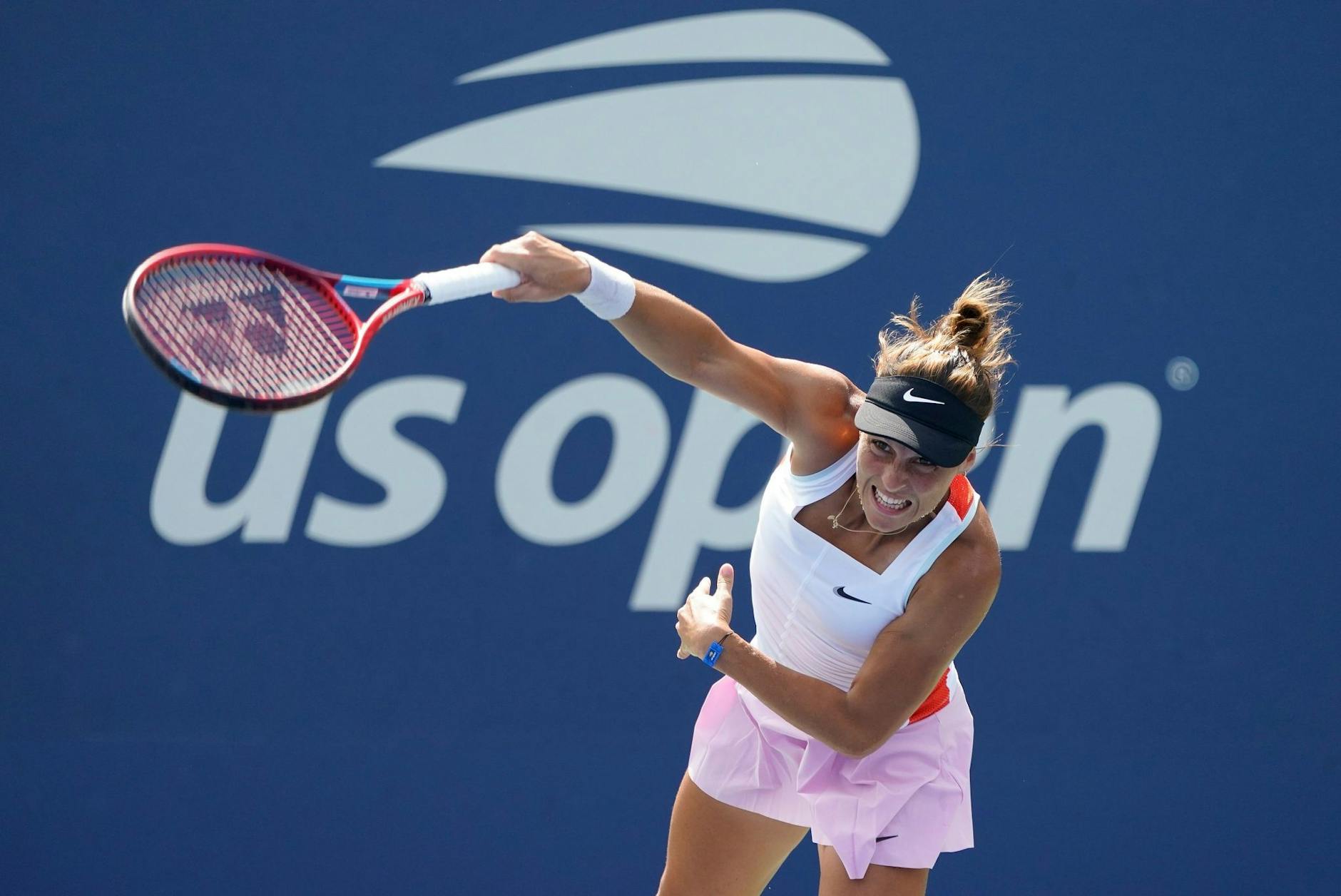 Musste sich Maria Sakkari geschlagen geben: Tatjana Maria in Aktion.