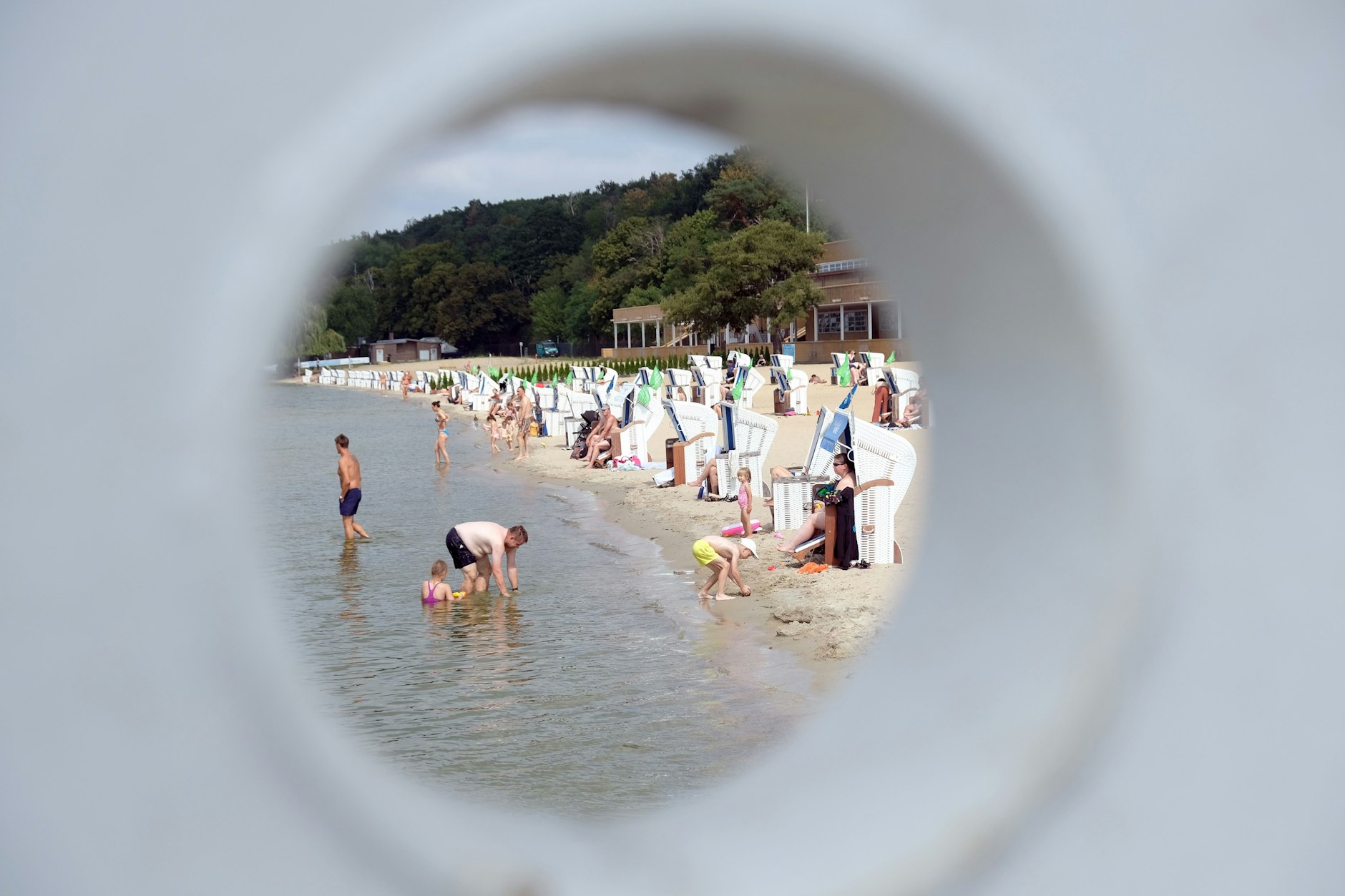 Das Strandbad Wannsee ist das größte Bad an einem Binnensee in ganz Europa.