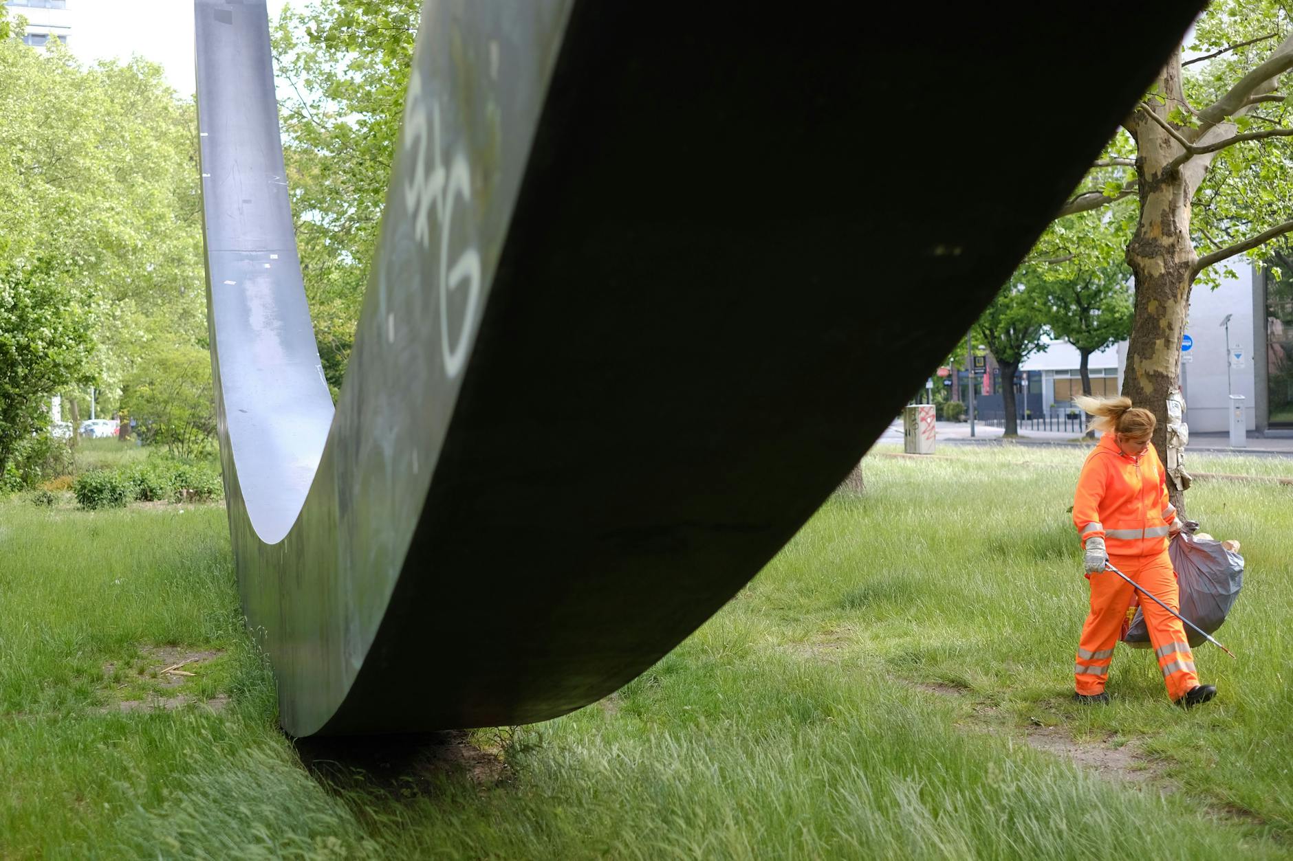 Beliebte Müllwerker: die Berliner Stadtreinigung (BSR) im Einsatz