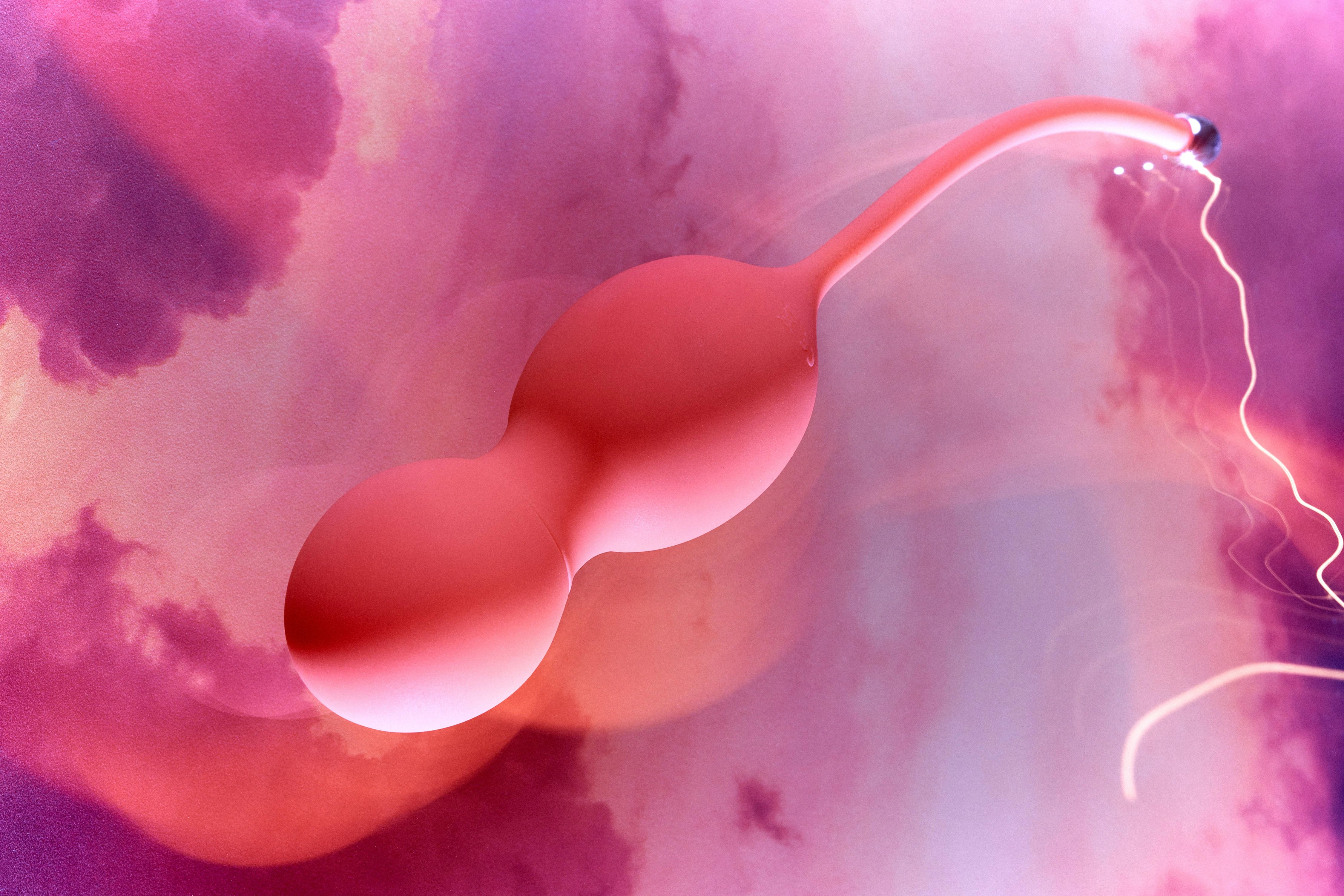 Orgasmus 2.0: Die „Bloom Ben Wa Kugeln“ von dem Erotik-Label We-Vibe lassen sich per App bedienen.
              