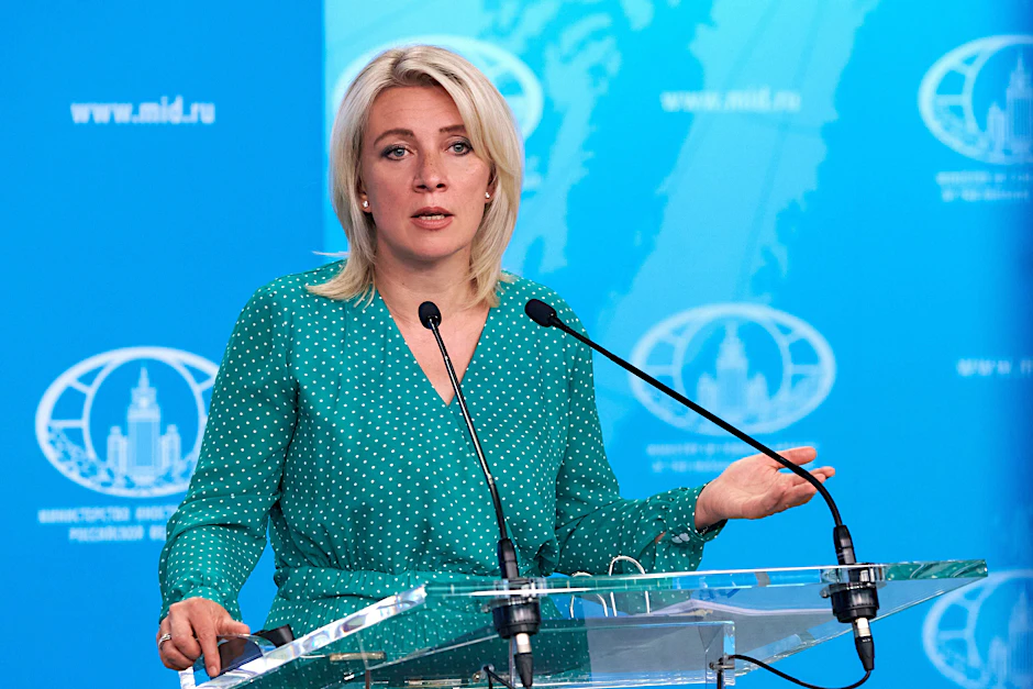 Die Sprecherin des russischen Außenministeriums, Maria Sacharowa.&nbsp;