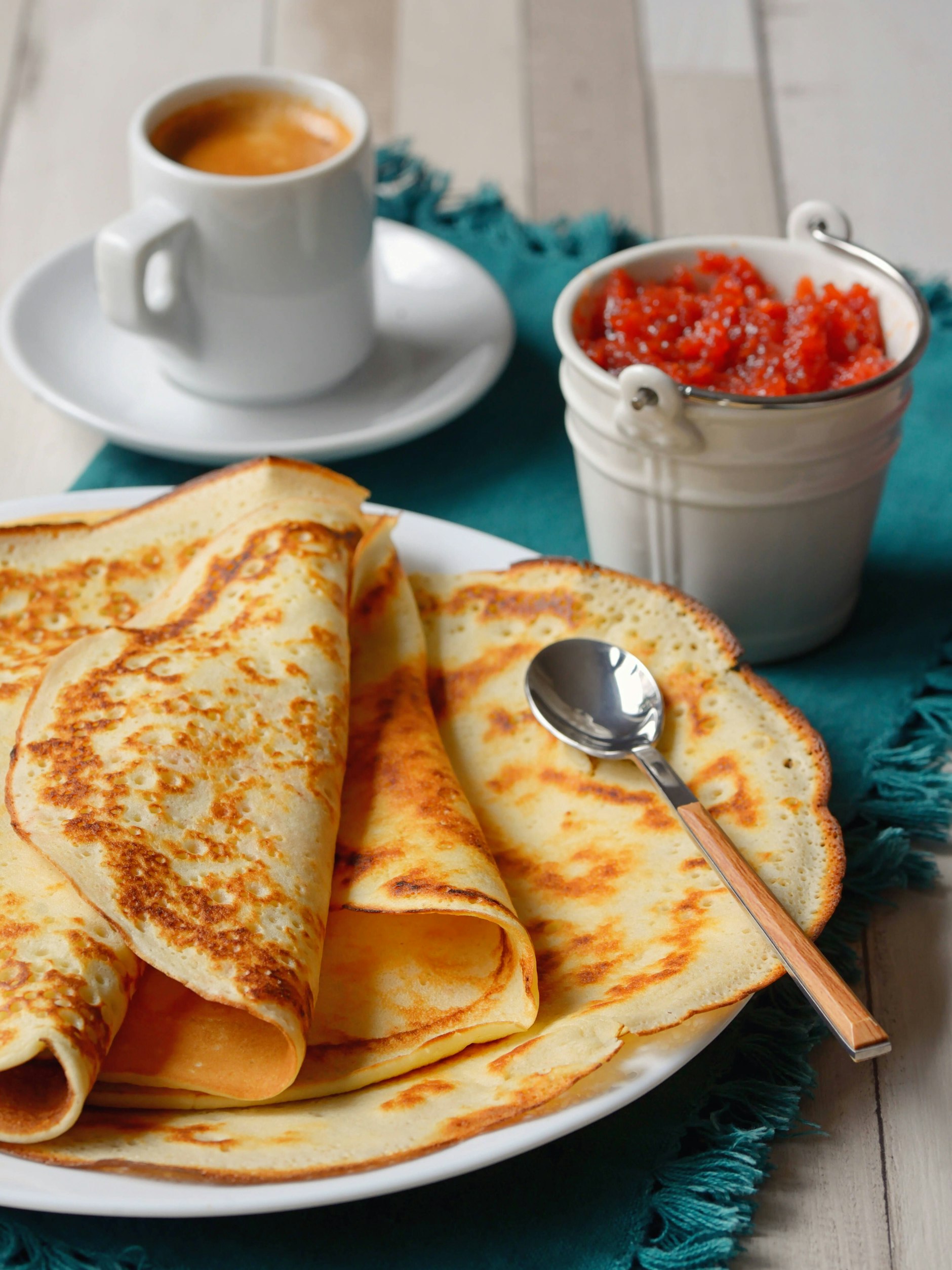 Leckere Eierkuchen schmecken auch zum Frühstück toll - mit dem Rezept gelingen sie garantiert.