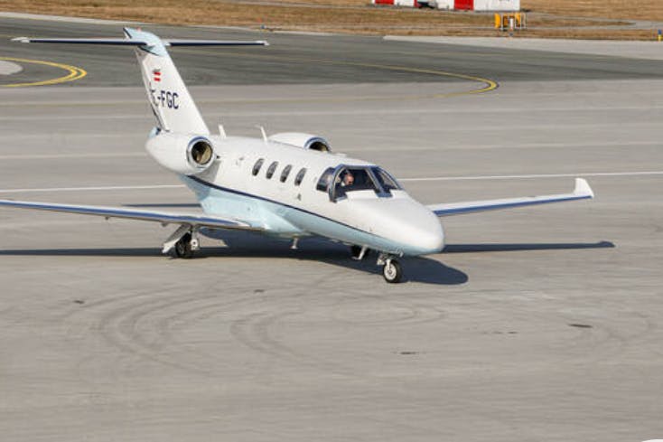 Eine Cessna vor dem Start: So ein Jet soll in die Ostsee abgestürzt sein.