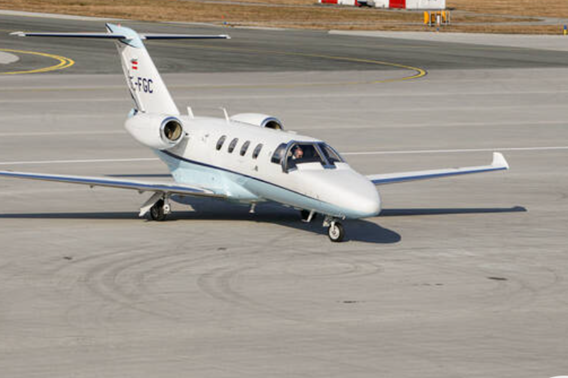 Eine Cessna vor dem Start: So ein Jet soll in die Ostsee abgestürzt sein.