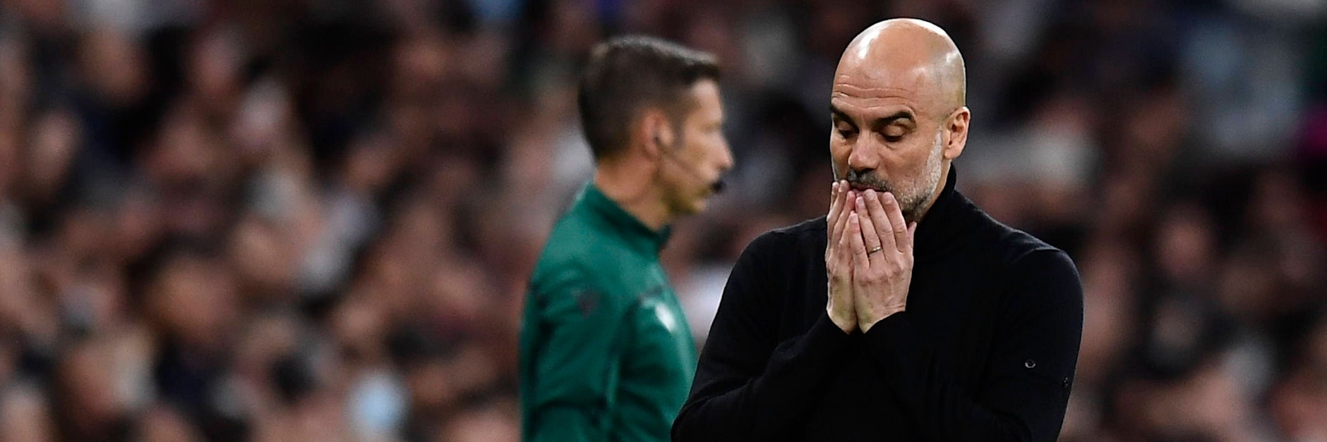 Kann es selbst nicht glauben: Seit elf Jahren versucht Pep Guardiola, die Champions League mal wieder zu gewinnen.&nbsp;