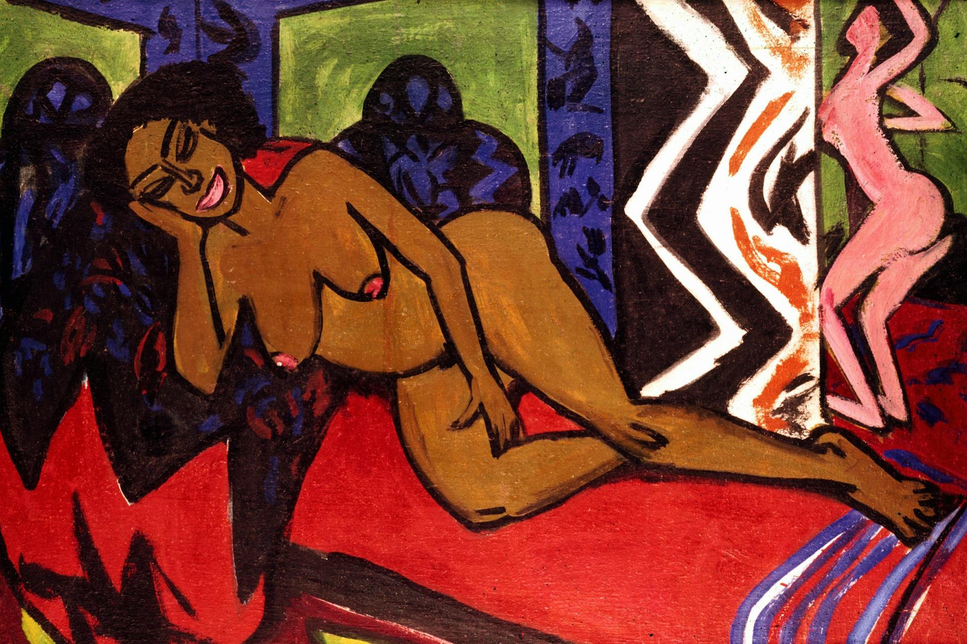 „Schlafende Milli“ von Ernst Ludwig Kirchner