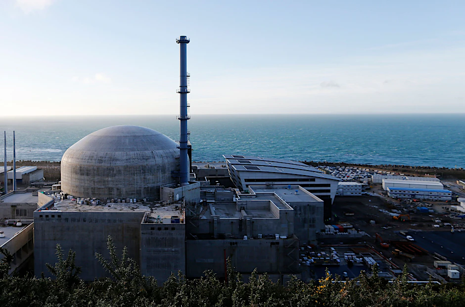 Das Atomkraftwerk in Flamanville: Viele Reaktoren in Frankreich sind marode. (Symbolbild)