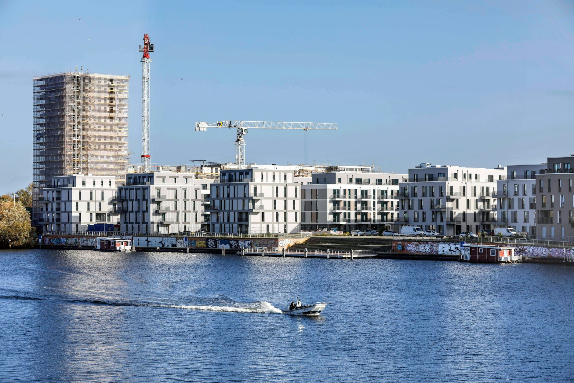 Bauprojekt Waterkant in Spandau. Hier erhöhte die Gewobag die Mieten um vier Prozent.