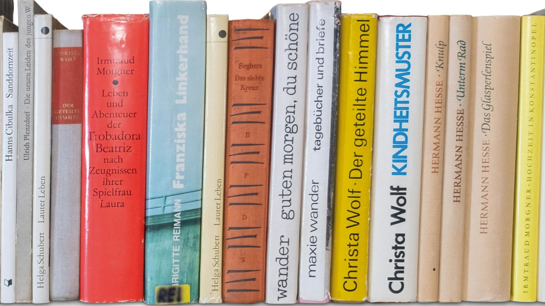 Bücher aus DDR-Verlagen, ausgewählt von der früheren Ministerpräsidentin Thüringens Christine Lieberknecht.