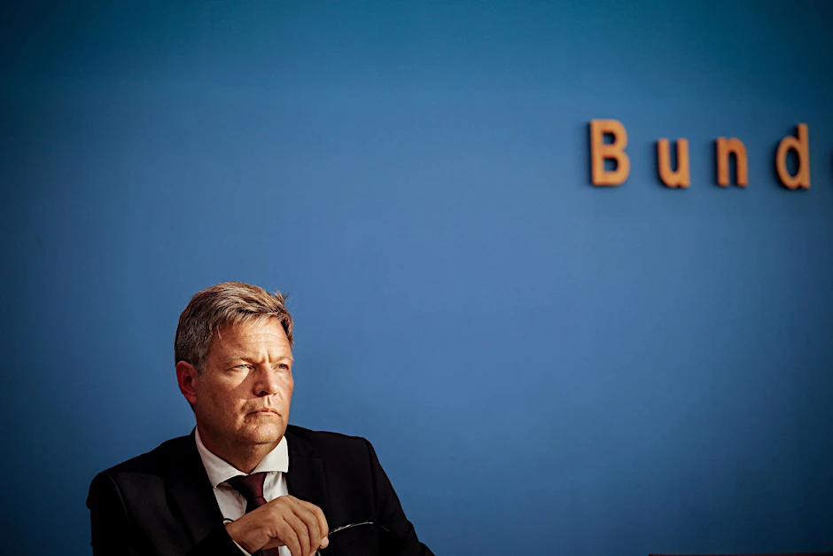 Bundeswirtschaftsminister Robert Habeck (Grüne)