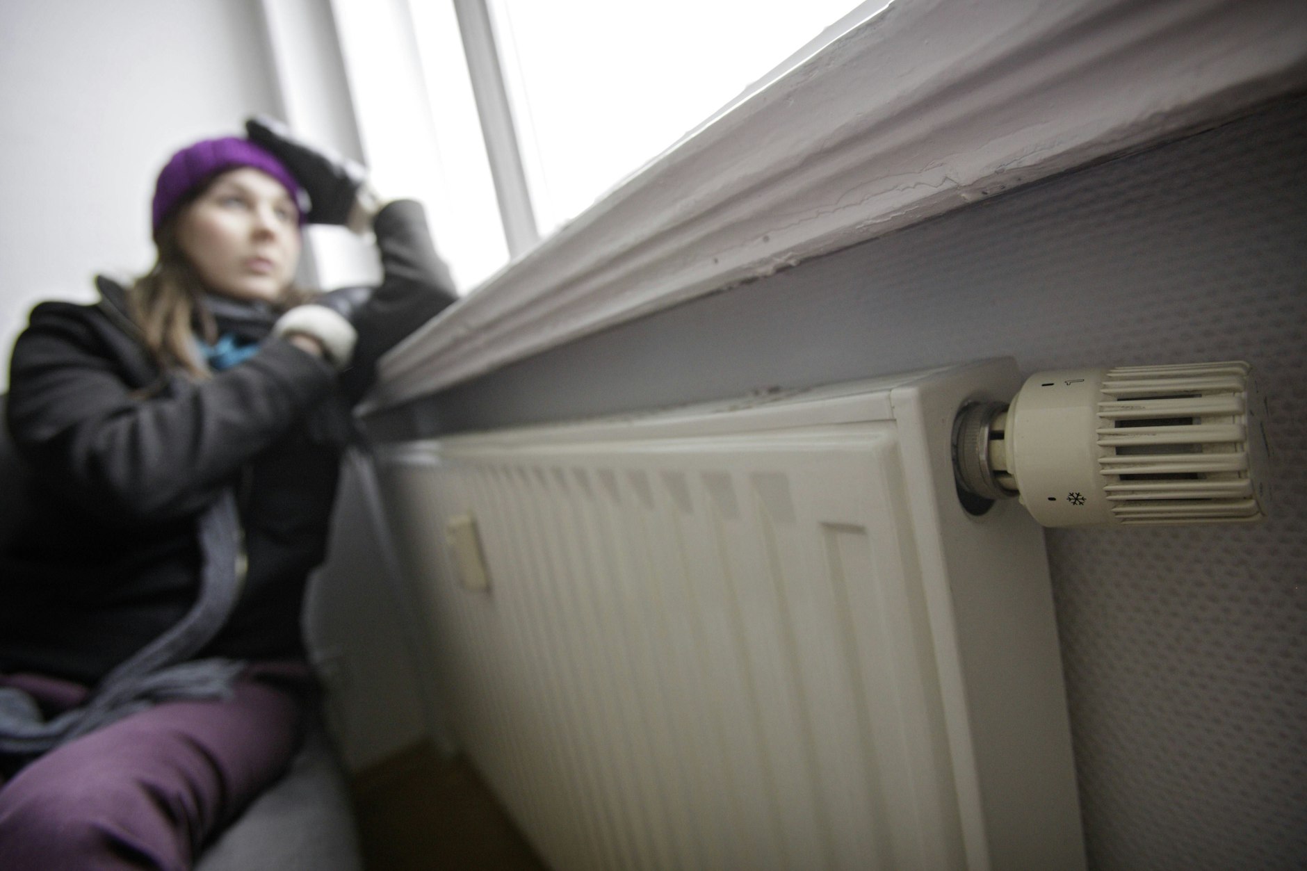 Eingemummelt in der eigenen Wohnung. Werden wir so über den Winter kommen?