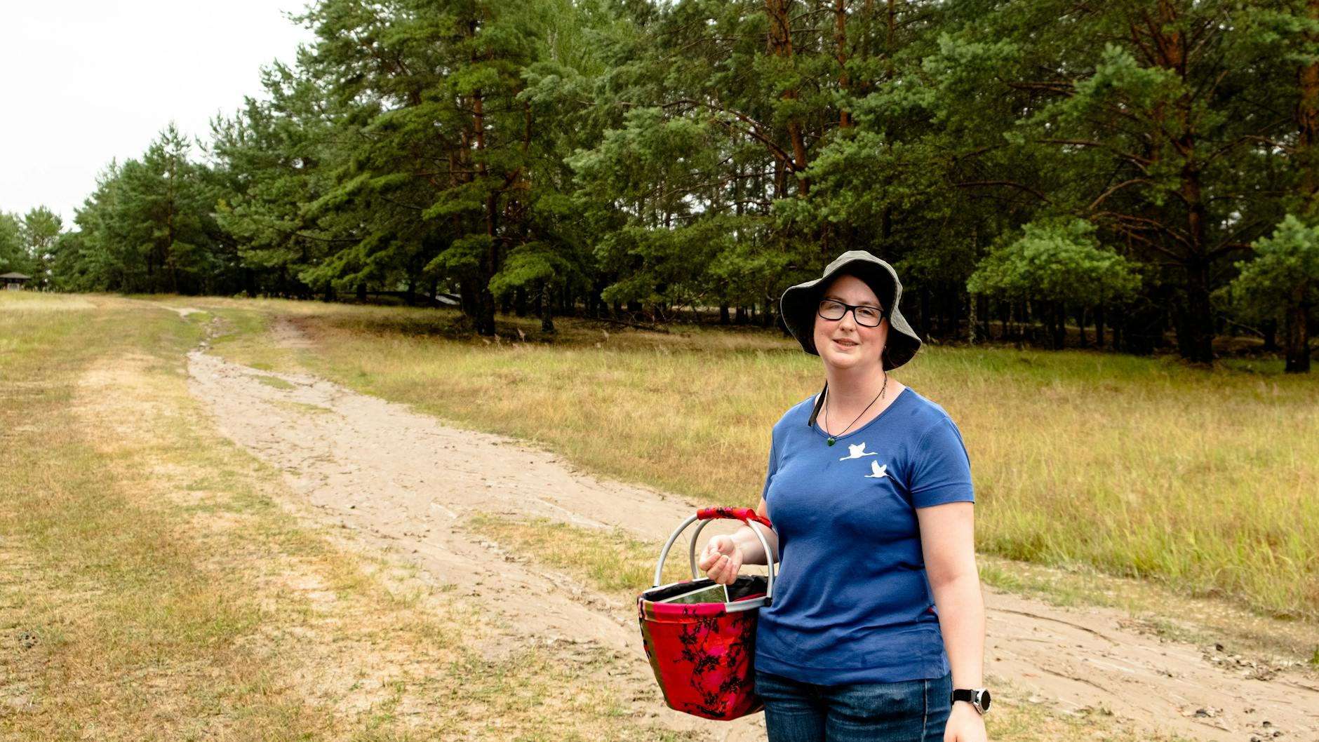 Ronja Grothe macht Führungen durch das Wildgehege.