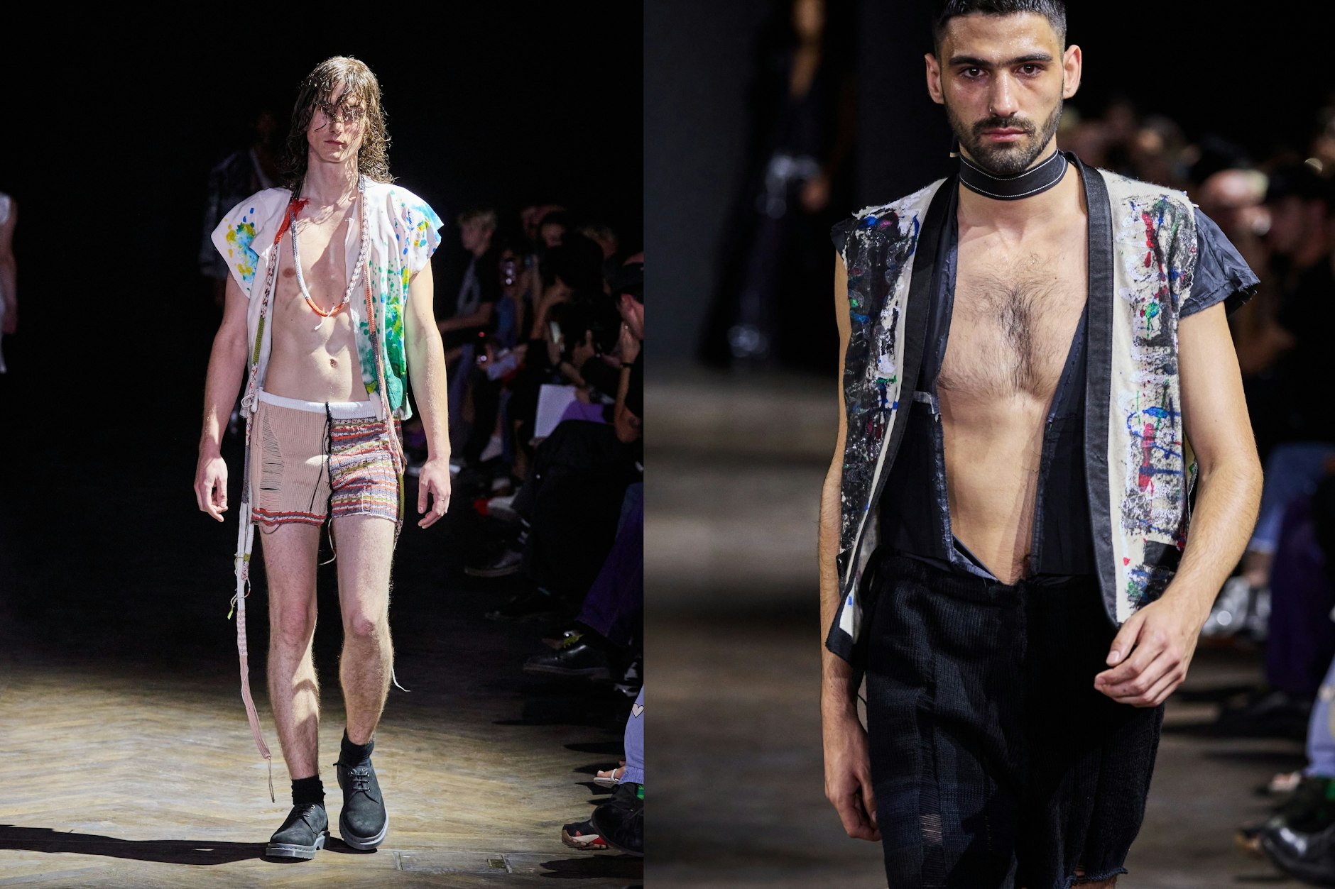 Dirty Don Giovanni: Den Männermodels von LML Studio wurden die Kleider vom Leib gerissen.