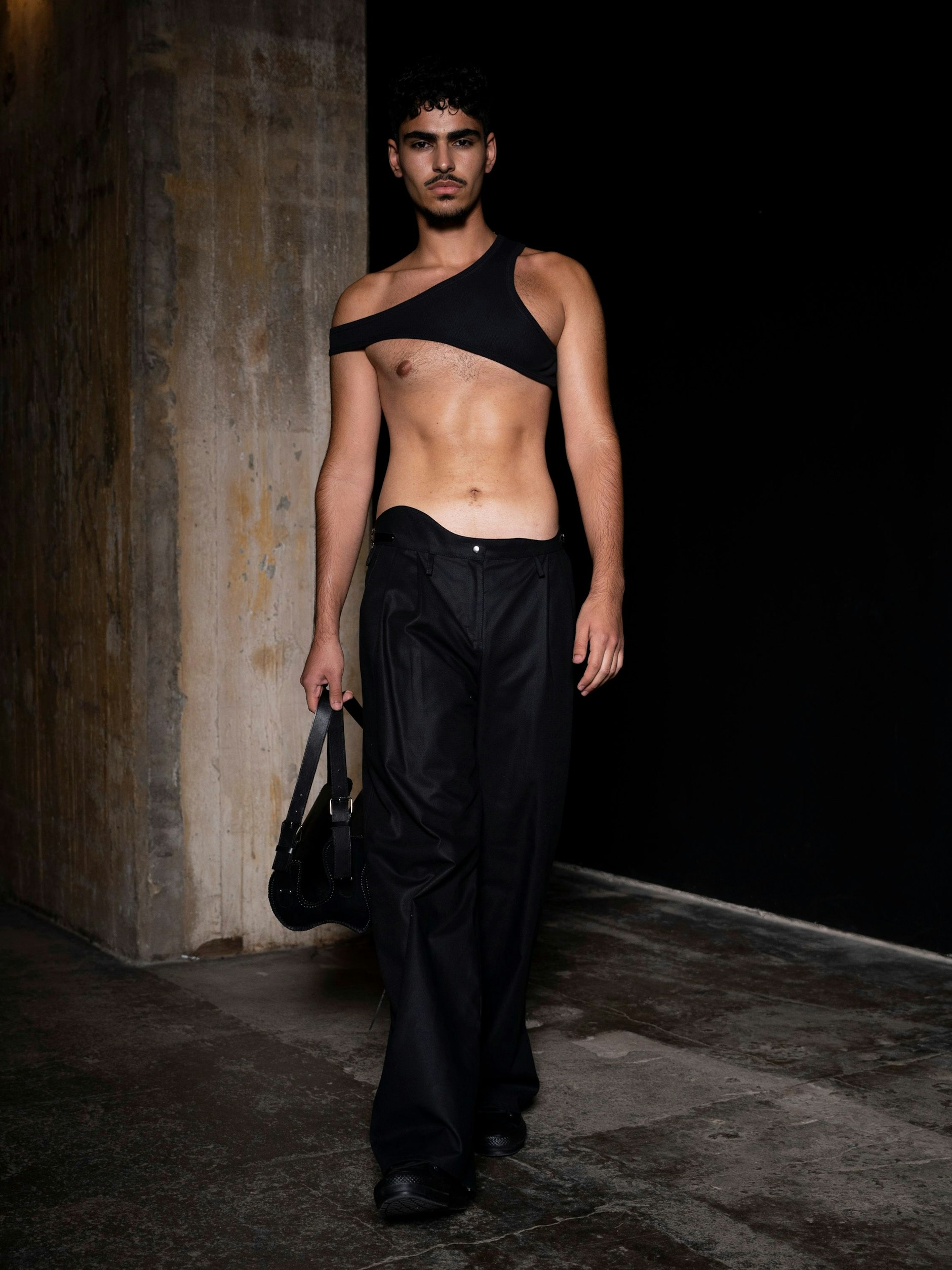 Knappe Kiste: Die Marke SF1OG zeigte eine Art Feinripp-Collier.