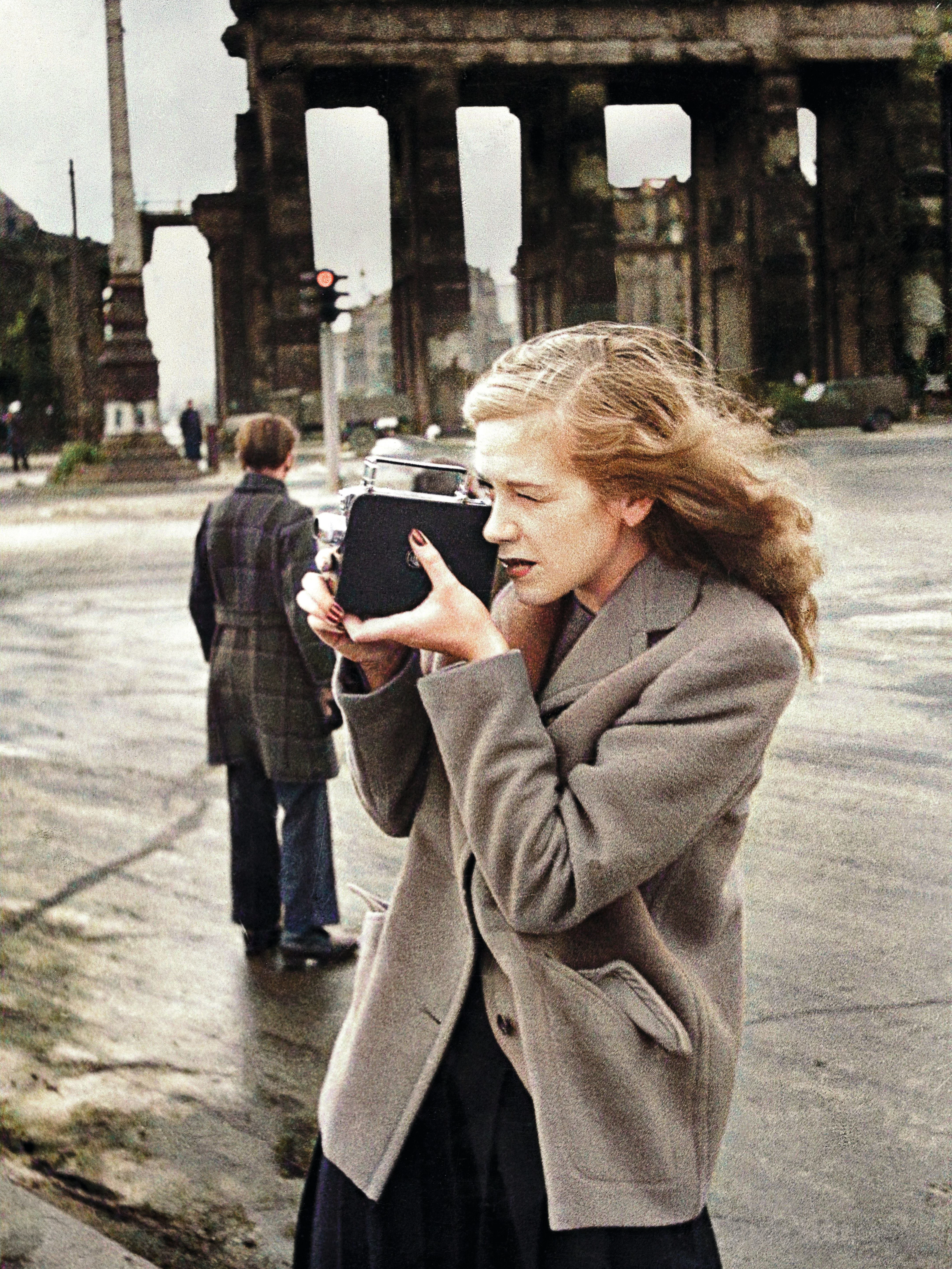 Hildegard Knef in Berlin 1947.