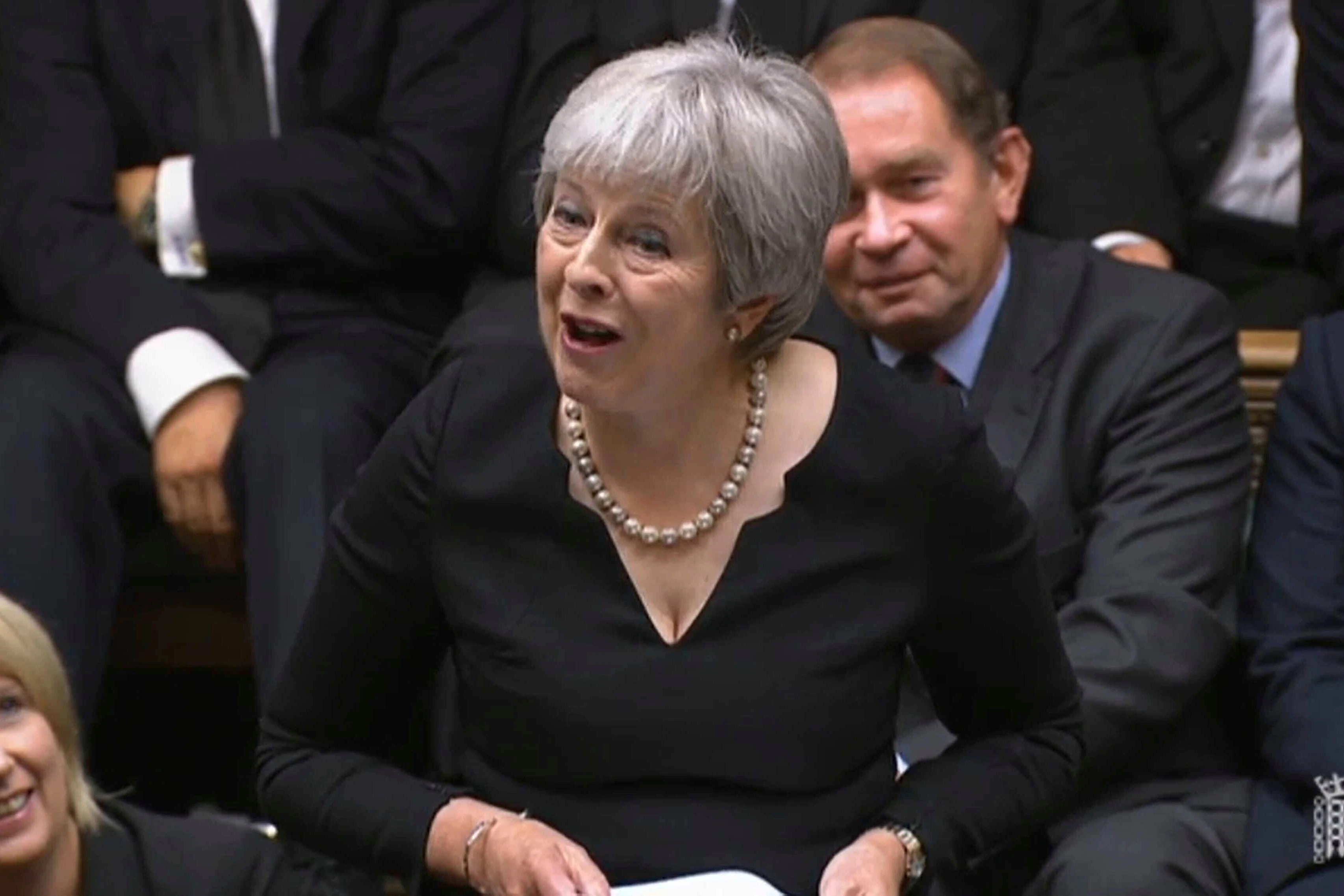 Minister Theresa May erinnerte sich an ein Erlebnis mit der Queen.