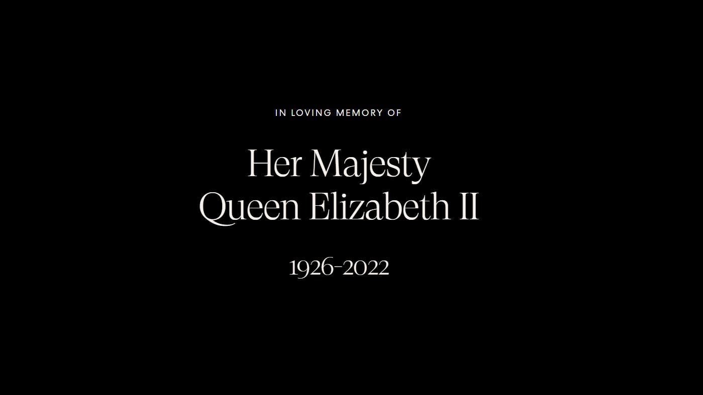 Die Website von Harry und Meghan teilte eine berührende Hommage an die Queen.