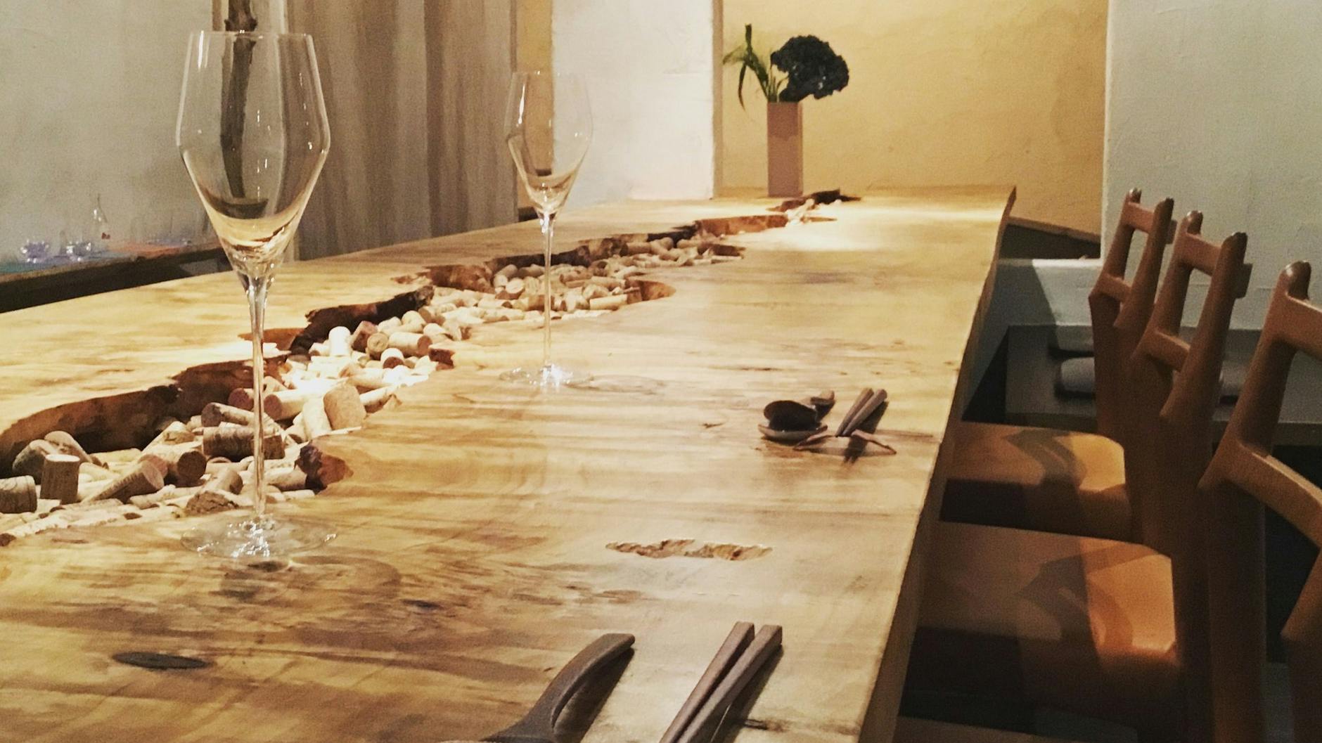 Der Schankraum des Kumami in Köpenick.