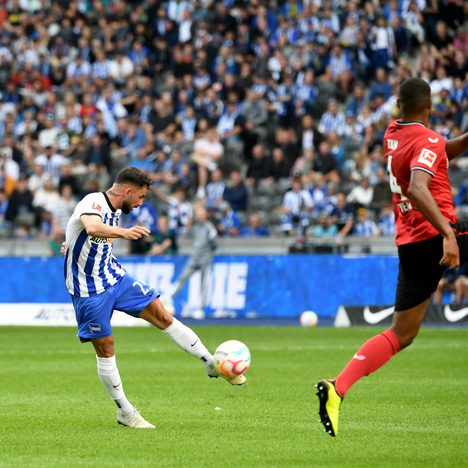 Spektakel im Olympiastadion: Hertha besiegt gegen Leverkusen die Grusel-Statistik