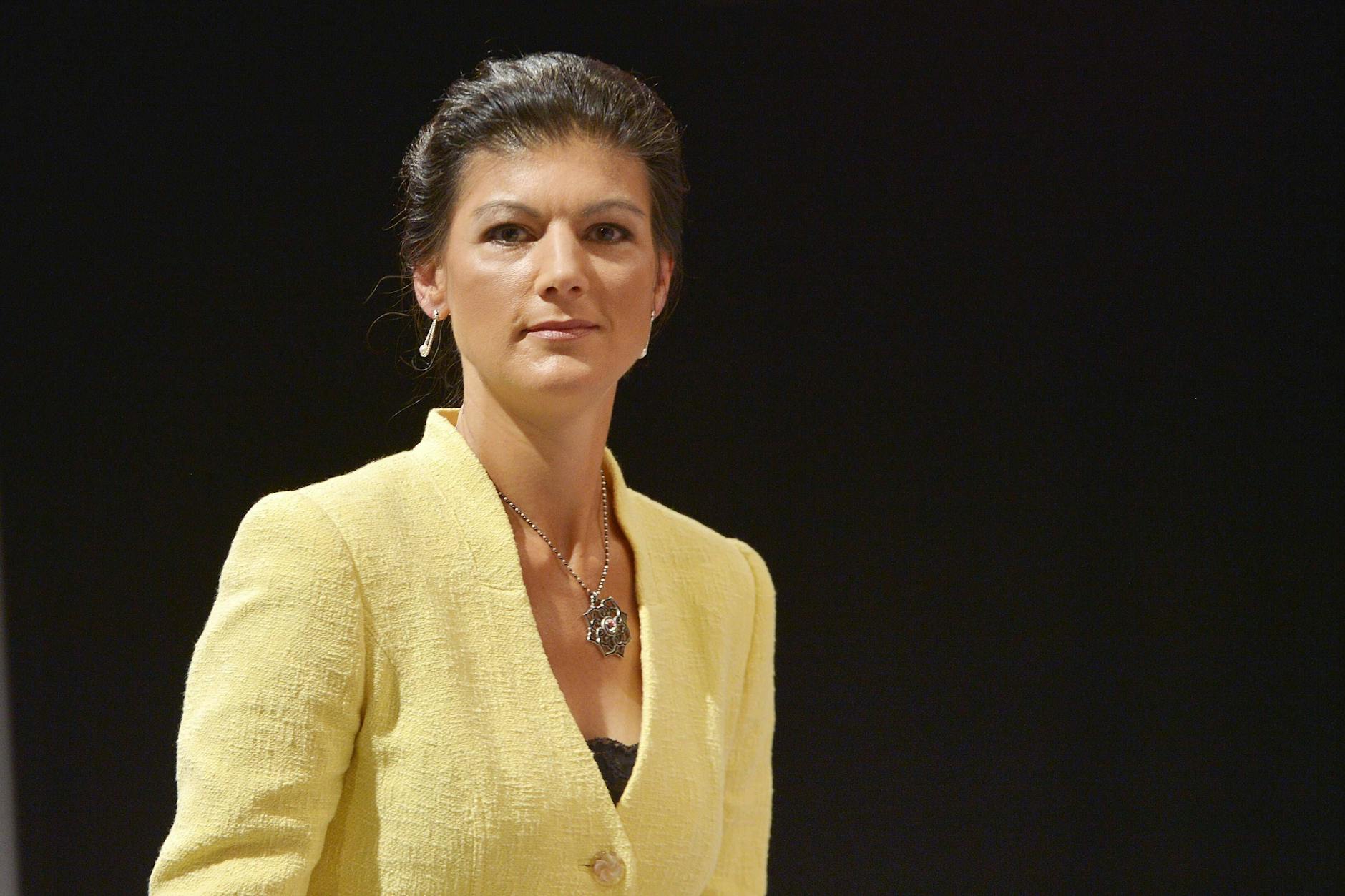 Ihre Rede im Bundestag am Donnerstag hat die Linke in Konflikte gestürzt: Sahra Wagenknecht.