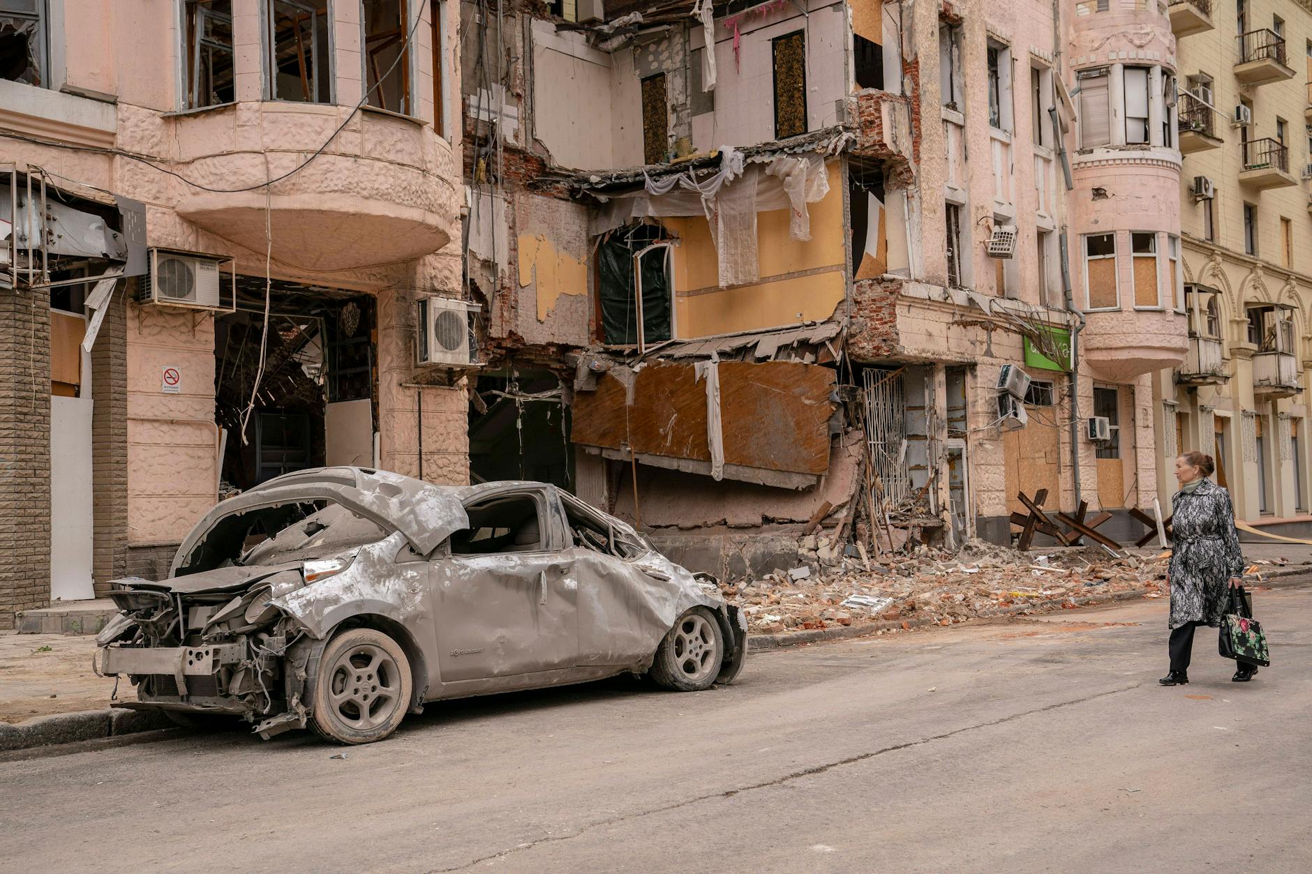 Zerstörung in Charkiw 