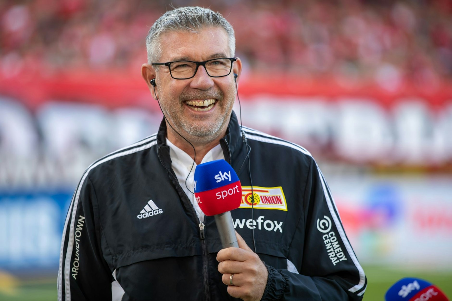 Union-Trainer Urs Fischer ist in blendender Laune nach der Eroberung der Tabellenführung.&nbsp;