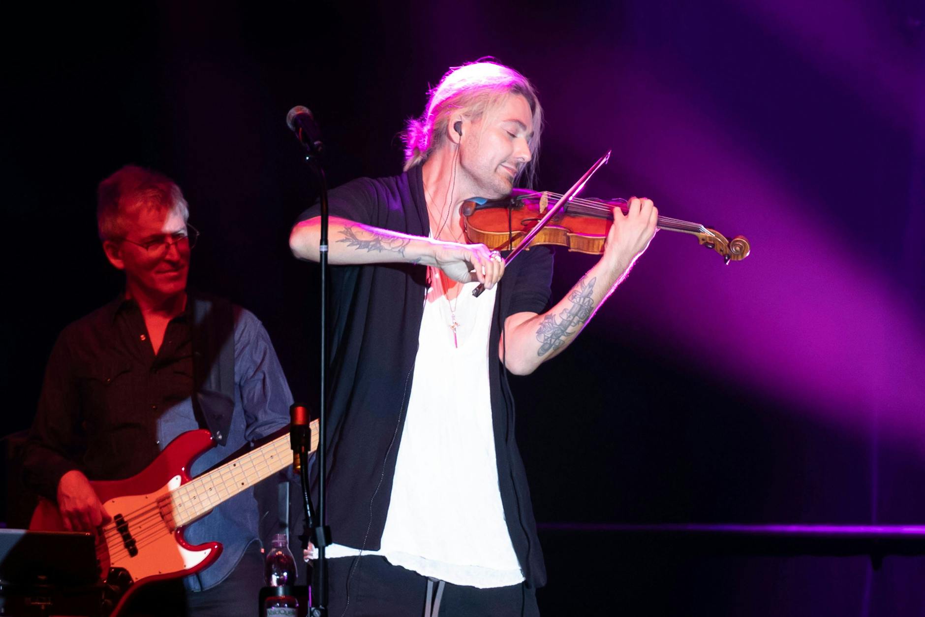 David Garrett bei seinem Konzert in Wien am 24. August 2022. 