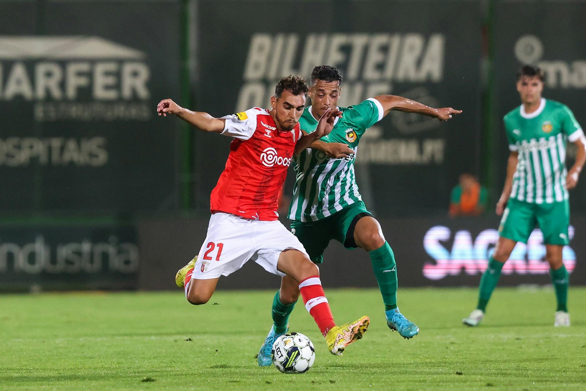 Bragas Ricardo Horta (vorn) erzielte beim 3:2 gegen Rio Ave seinen dritten Saisontreffer für die Nordportugiesen.