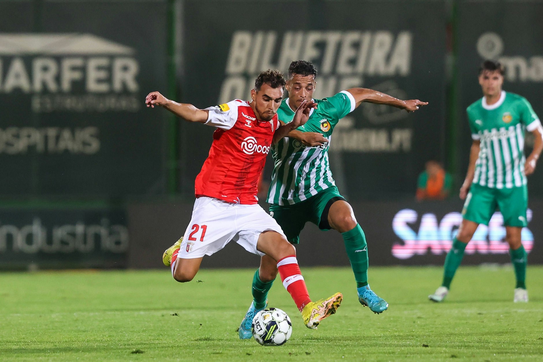 Bragas Ricardo Horta (vorn) erzielte beim 3:2 gegen Rio Ave seinen dritten Saisontreffer für die Nordportugiesen.