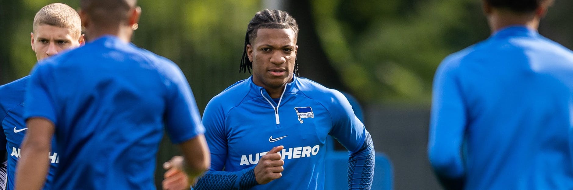 Stürmer Jessic Ngankam (22) hat seine erneute Knieverletzung auskuriert und steht vor seinem Comeback für Hertha BSC.