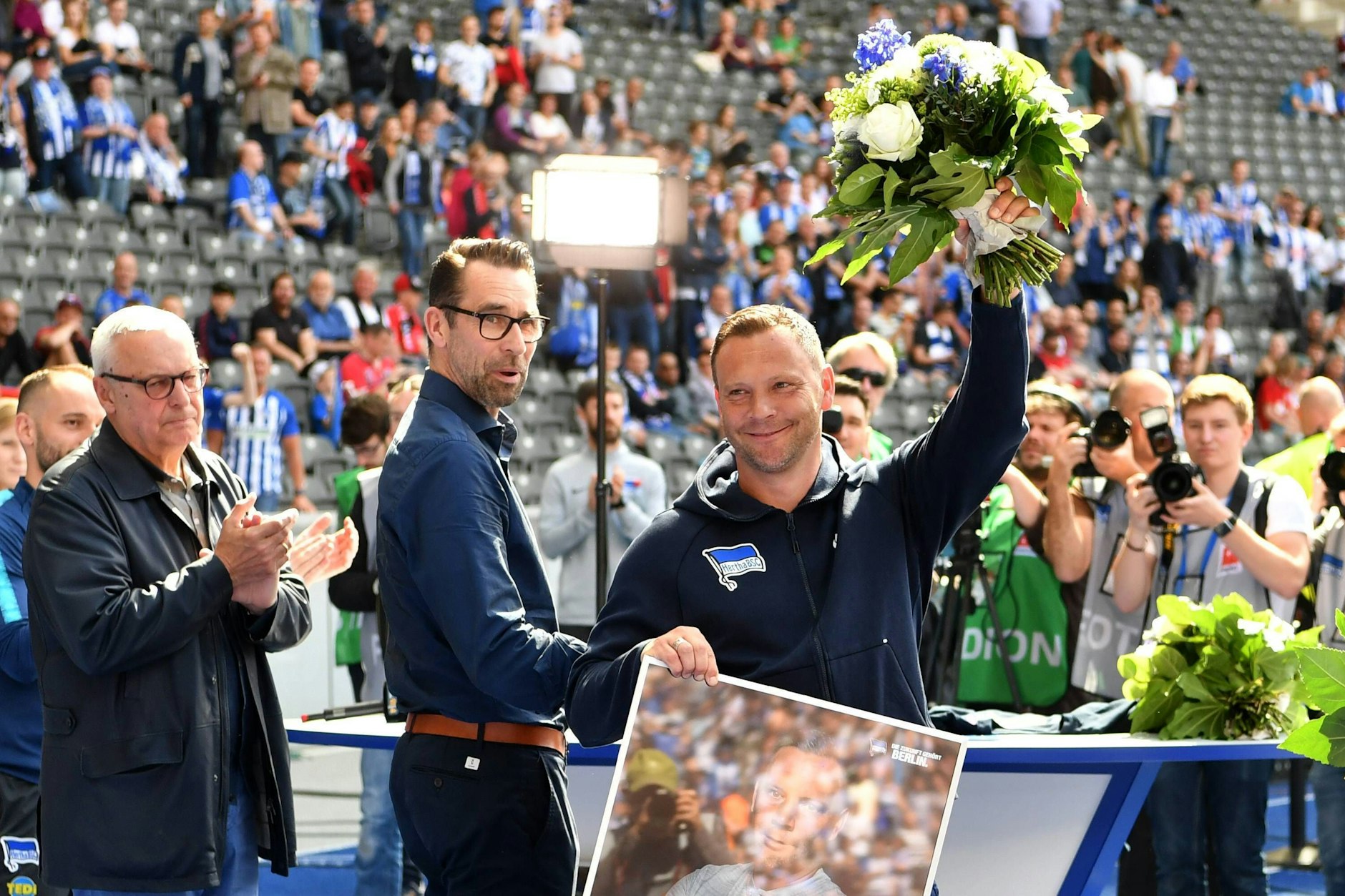 Ex-Manager Michael Preetz und Ex-Trainer Pal Dardai prägten über Jahrzehnte Hertha BSC und gehören zum Inventar des Berliner Fußballs.