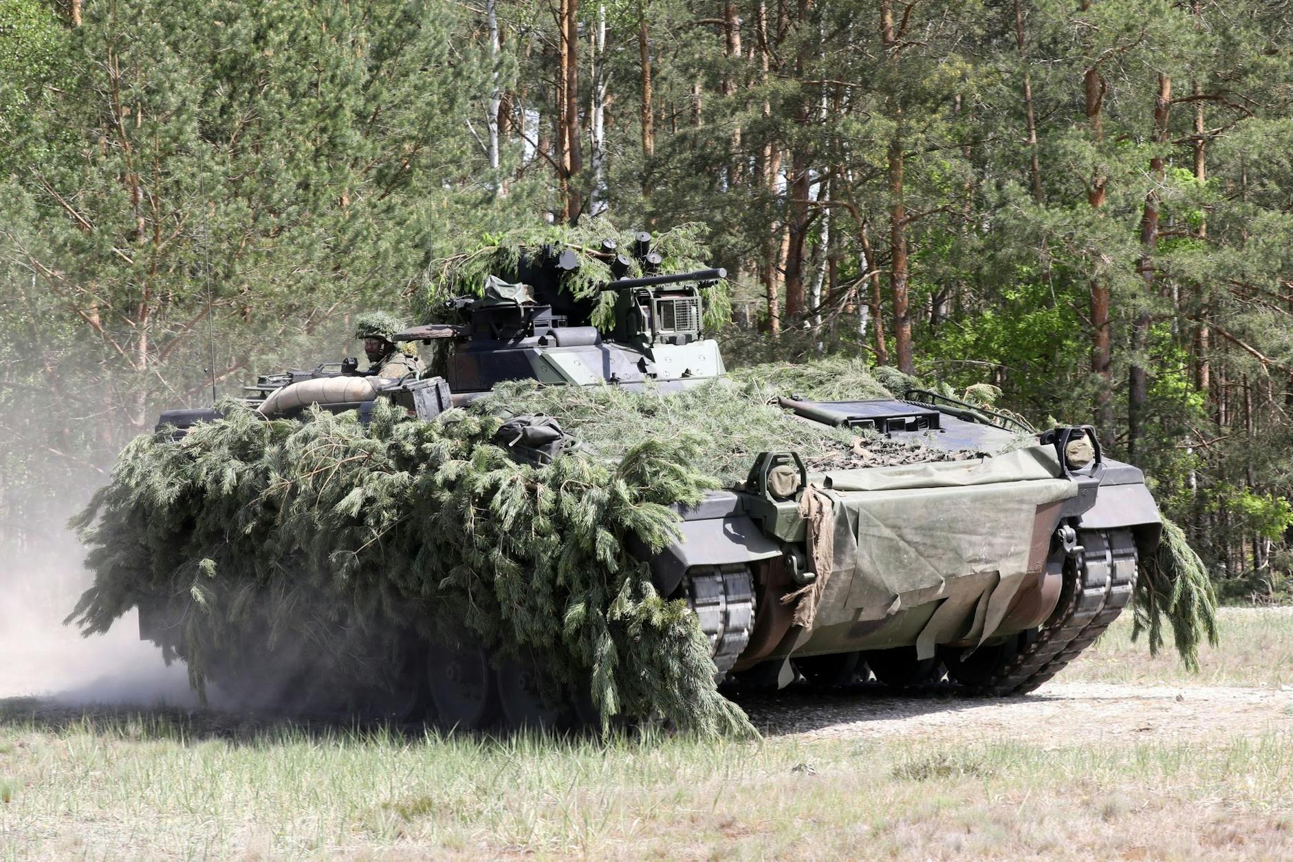 Rheinmetall hat 16 Marder-Schützenpanzer wiederhergestellt.