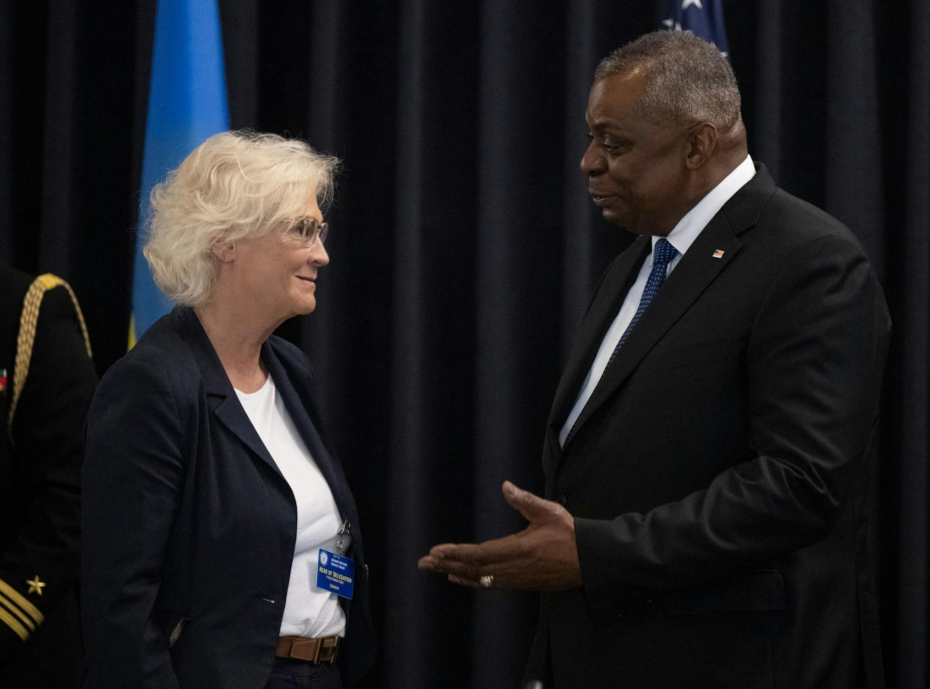 Verteidigungsministerin Christine Lambrecht und ihr US-Kollege Lloyd Austin haben sich in der vergangenen Woche in Ramstein getroffen.