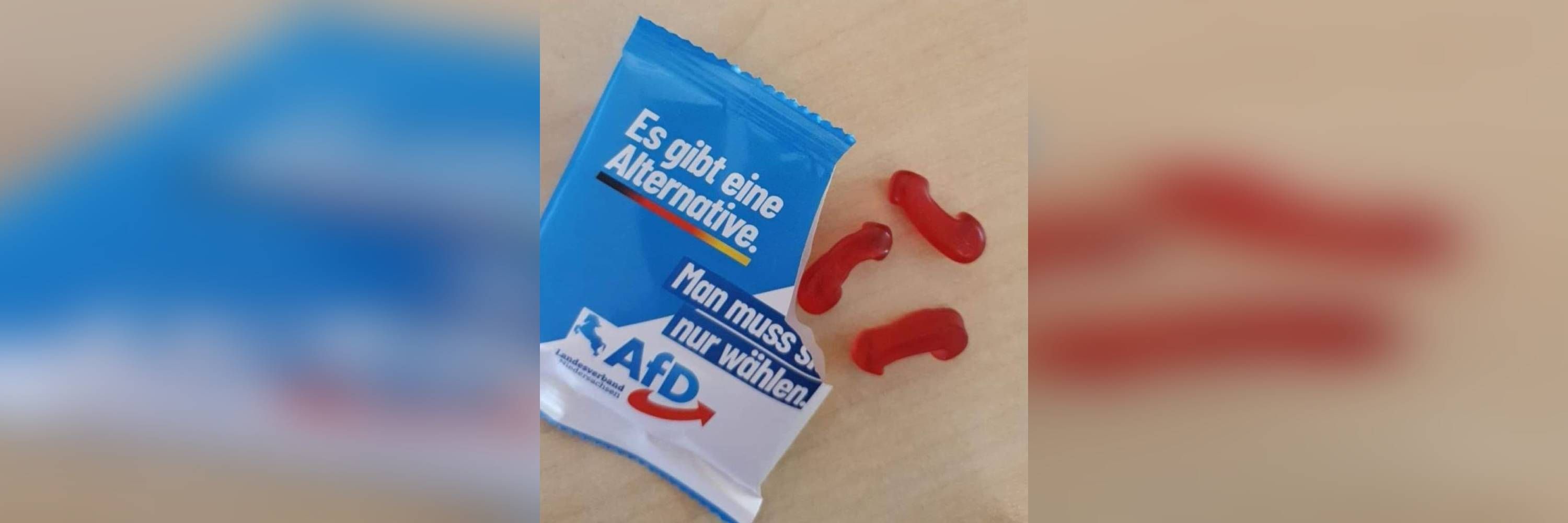 Wahlkampf-Panne bei der AfD: Mini-Penisse für zwischendurch!