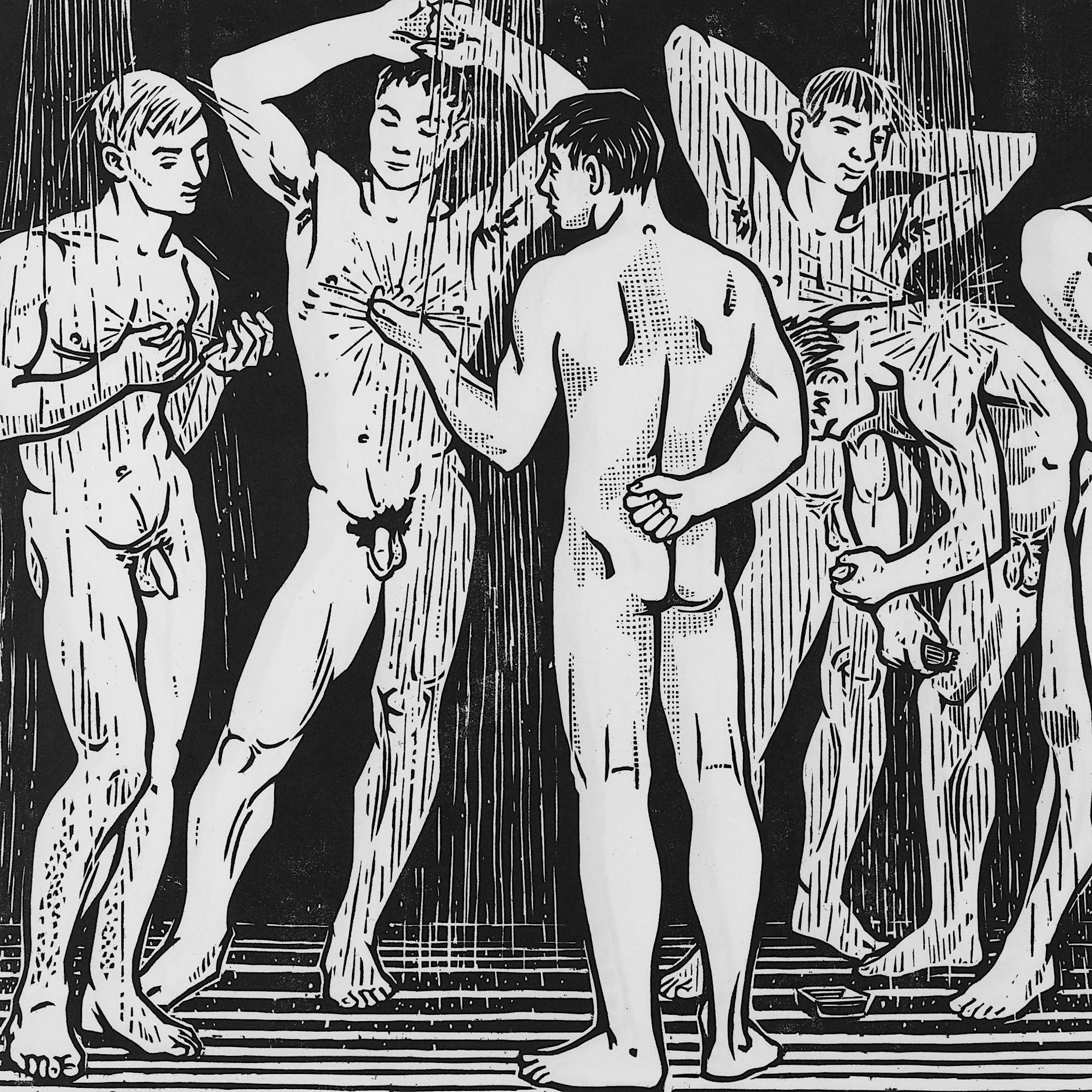 Schwule Kunst in der DDR: Jürgen Wittdorfs junge Arbeiter unter der Dusche