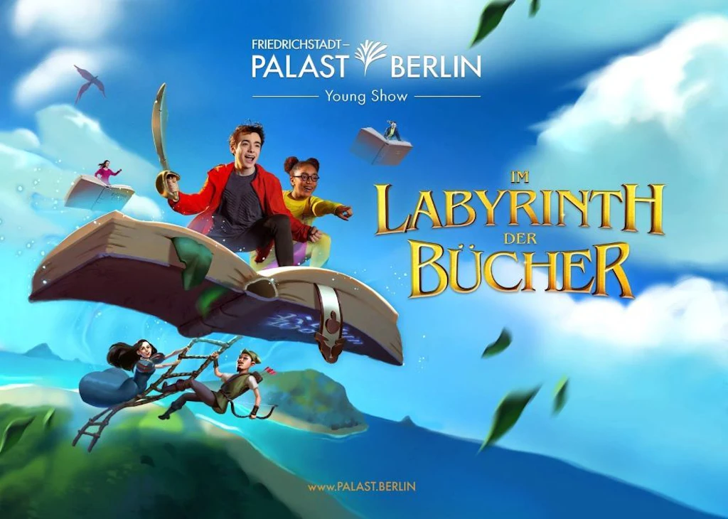 Friedrichstadt-Palast-Show für Kinder: Im Labyrinth der Bücher. Tickets hier!