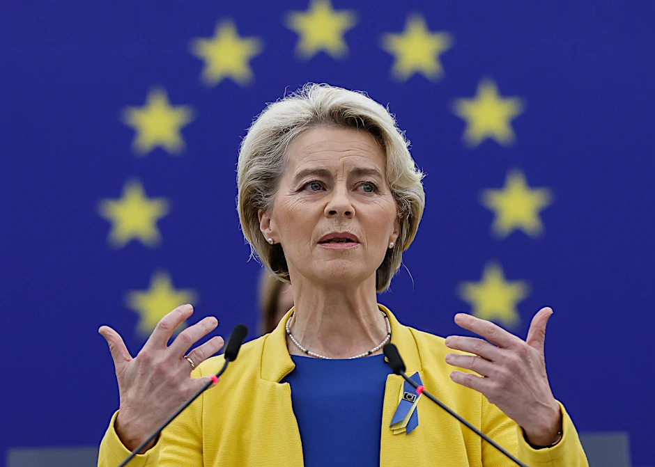 EU-Kommissionspräsidentin Ursula von der Leyen hat am Dienstag ein weiteres Hilfspaket für die Ukraine in Auftrag gegeben.&nbsp;