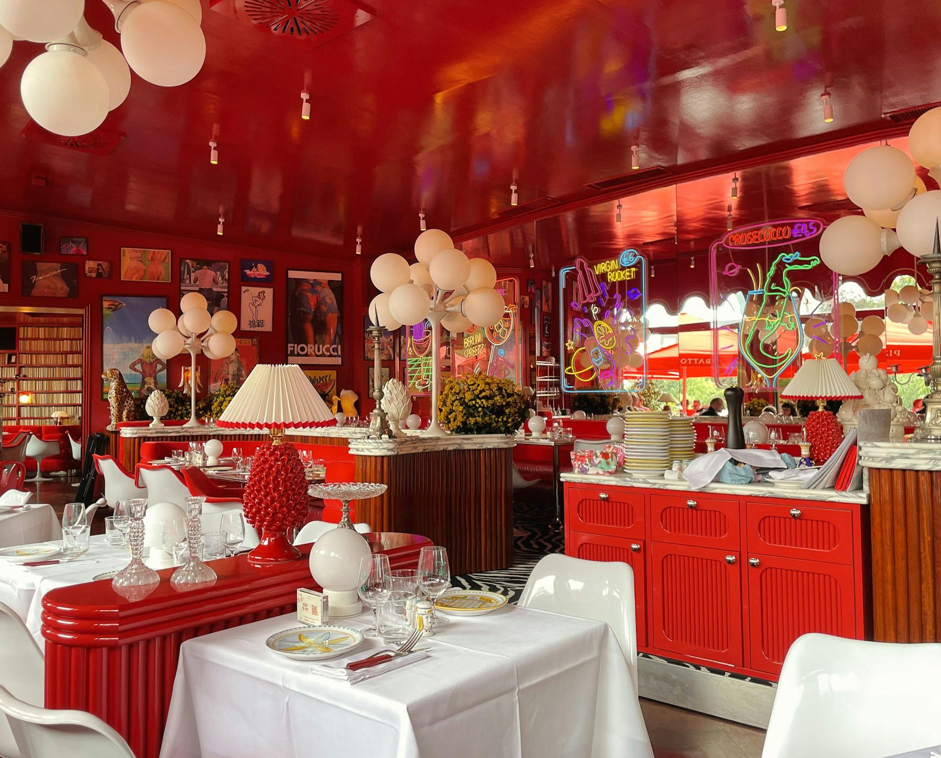 Das Interieur des Coccodrillo!