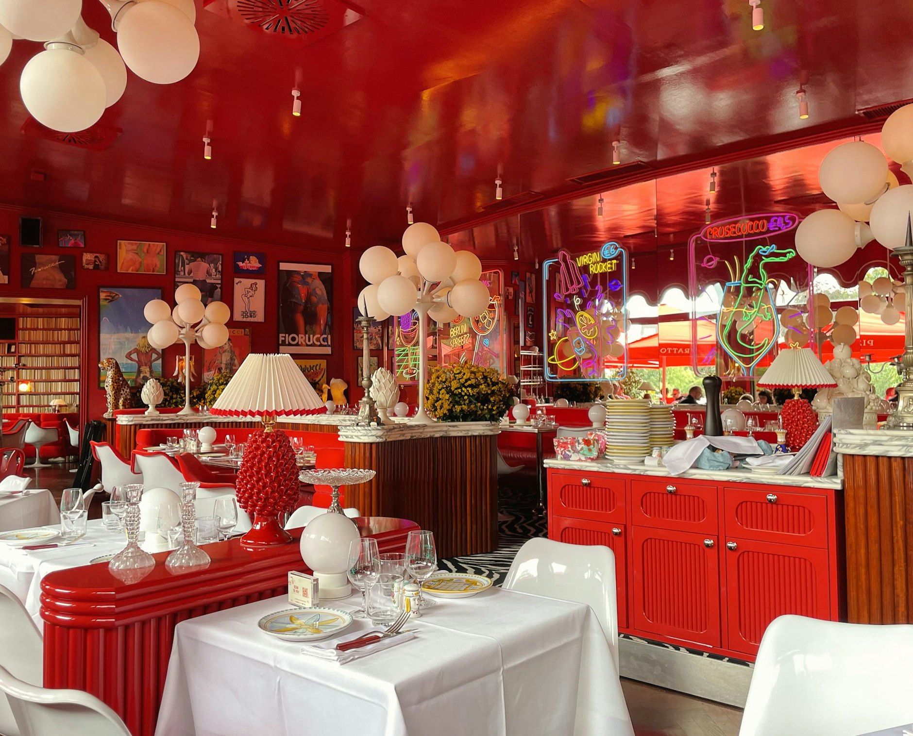 Das Interieur des Coccodrillo!