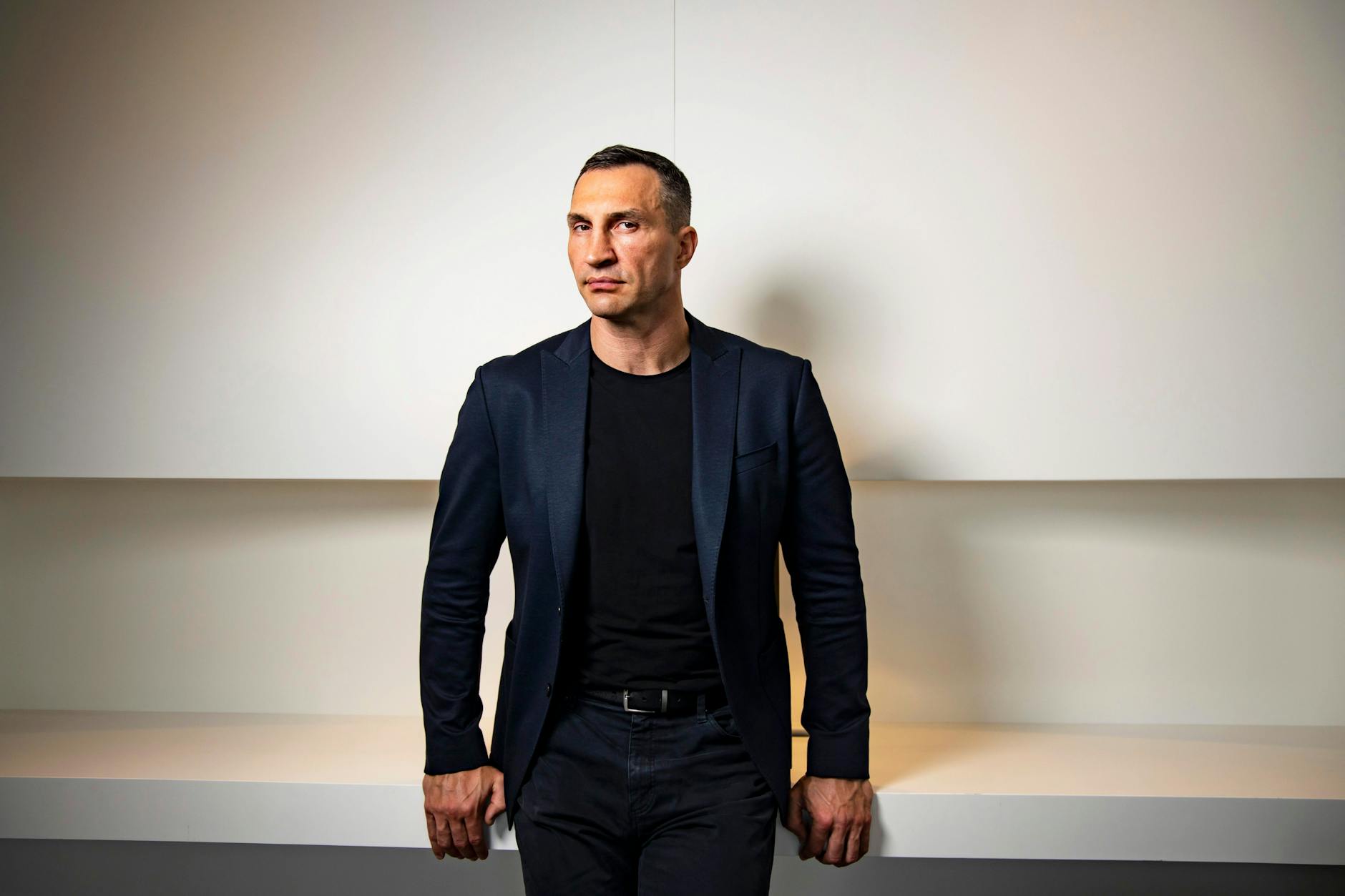 Wladimir Klitschko am Donnerstag beim Interview mit der Berliner Zeitung. 