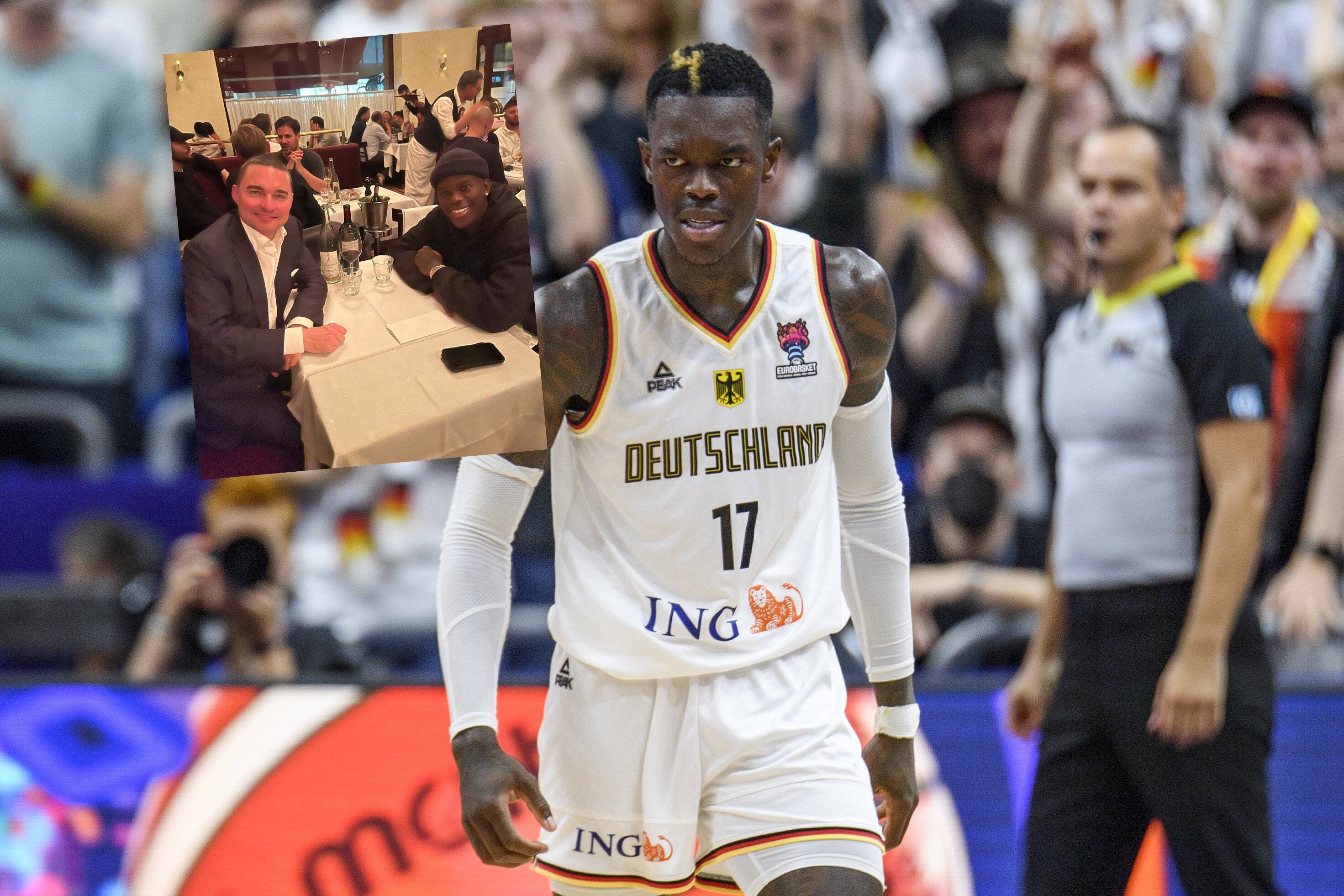 Image - Hertha-Investor isst fremd: Lars Windhorst feiert mit Basketball-Star Dennis Schröder Geburtstag
