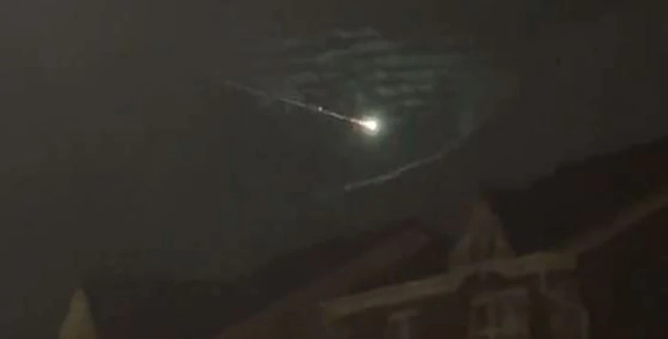 Dieses Bild soll den möglichen Meteoriten zeigen.