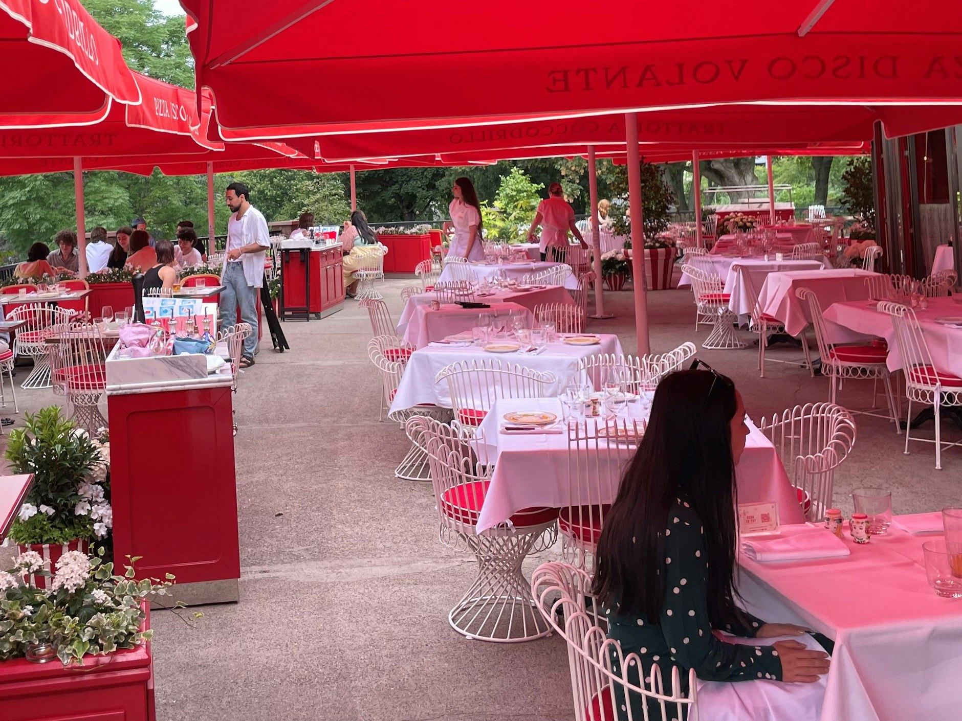 Die Terrasse des Coccodrillo.