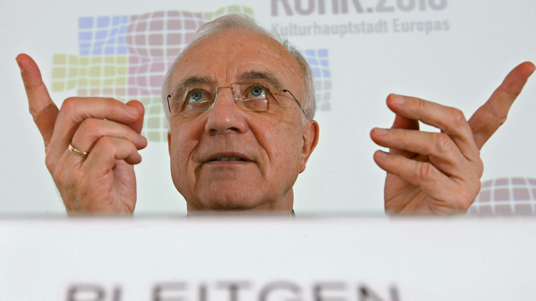 Fritz Pleitgen war bis 2011 Vorsitzender der Geschäftsführung der Initiative RUHR.2010. 